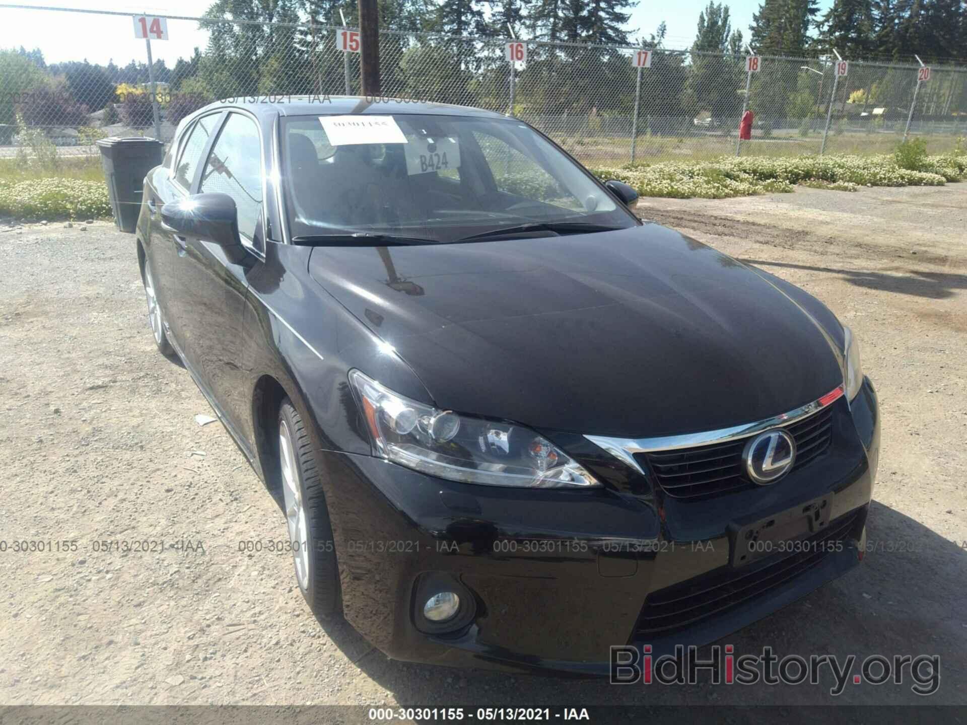 Photo JTHKD5BH1C2047820 - LEXUS CT 200H 2012