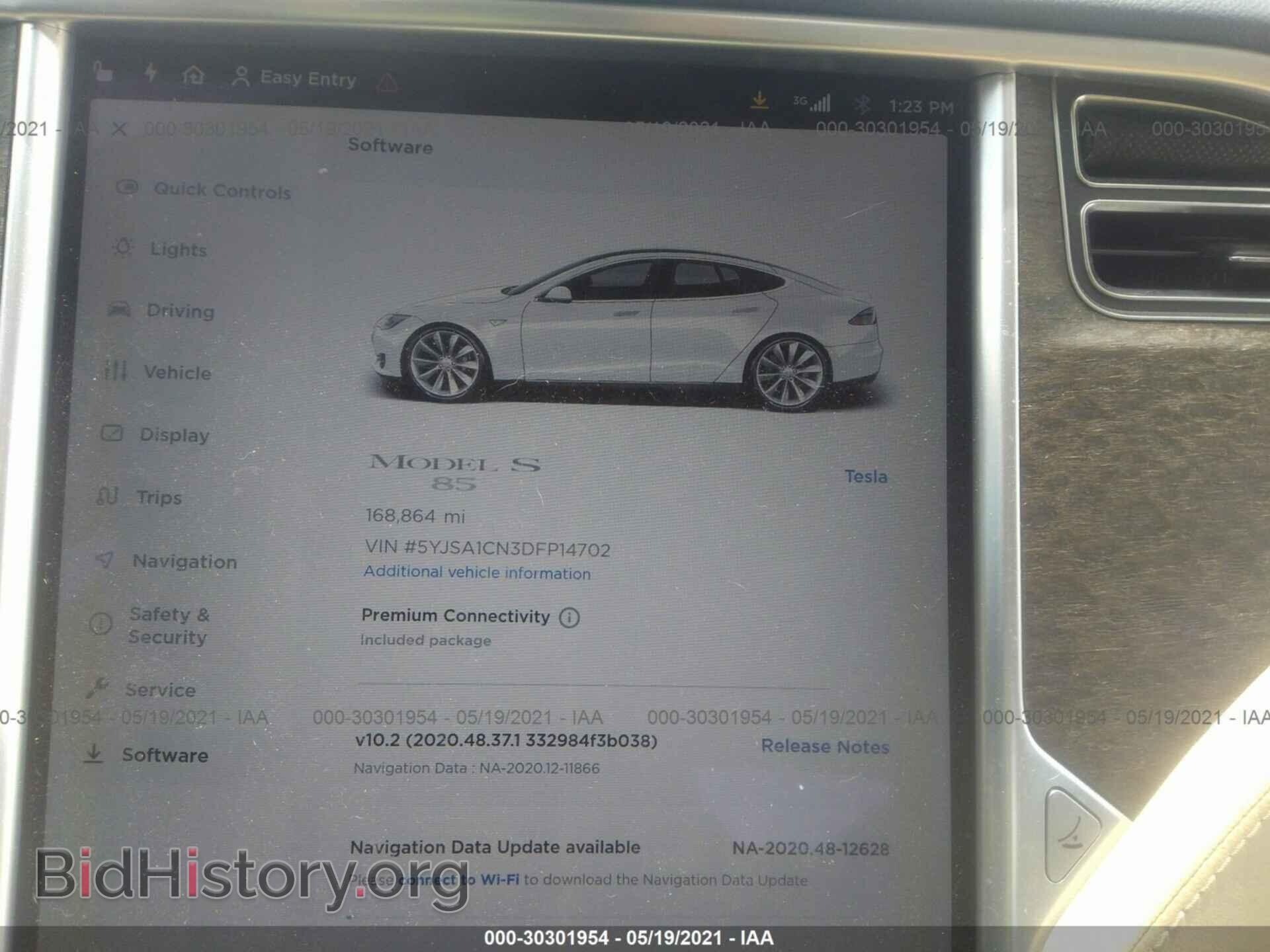 2013 TESLA MODEL S - VIN: 5YJSA1CN3DFP14702 - Photo 7