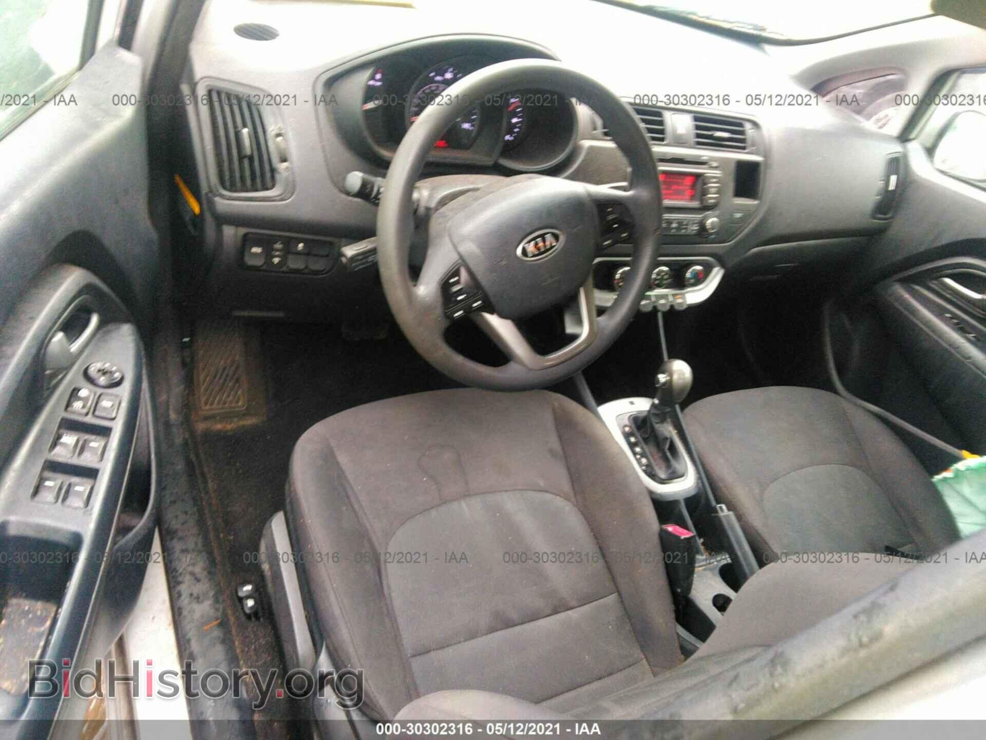 2012 KIA RIO - VIN: KNADM4A3XC6074286 - Фото 5