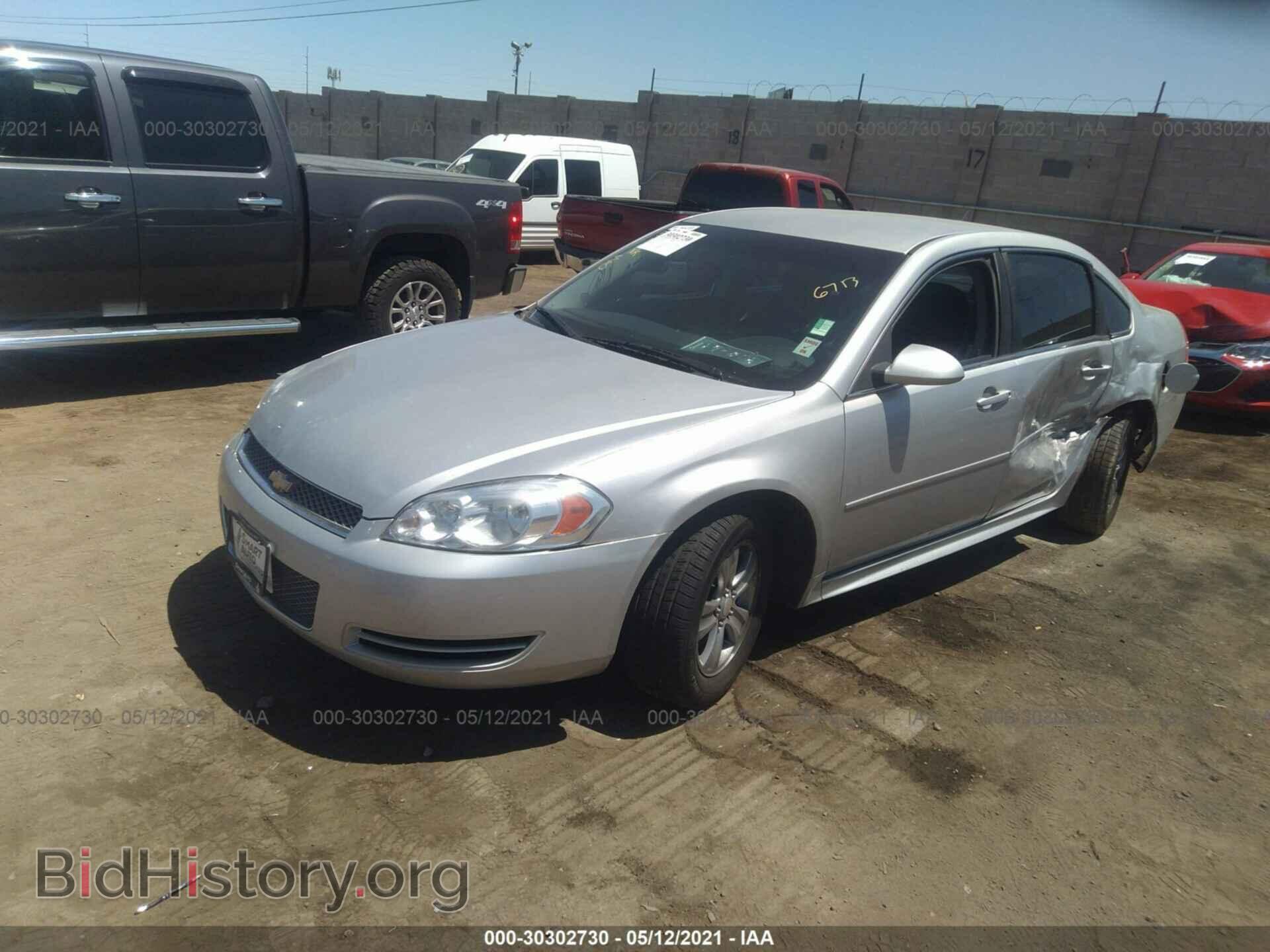 2012 CHEVROLET IMPALA - VIN: 2G1WF5E3XC1331209 - Фото 2