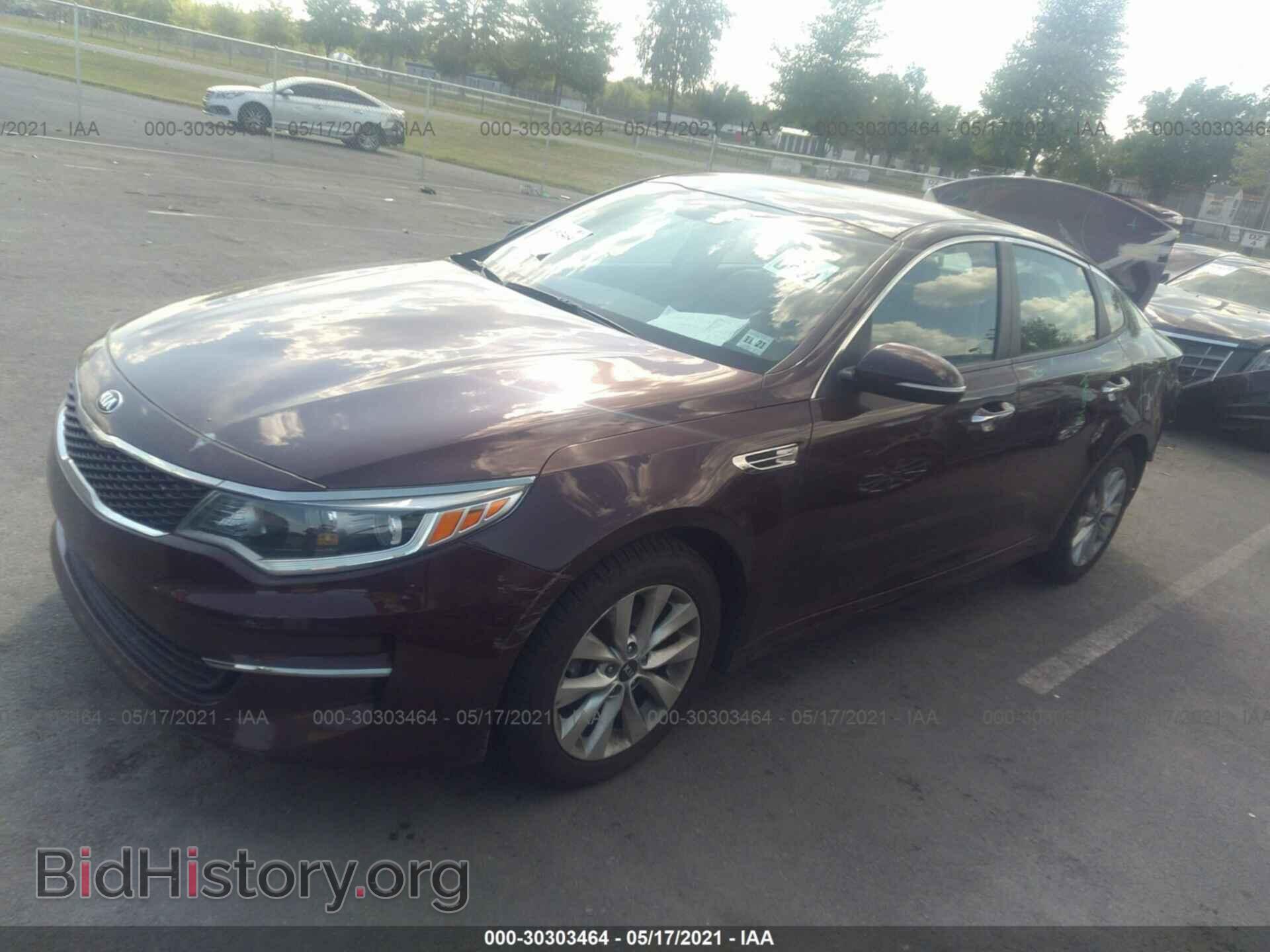 2016 KIA OPTIMA - VIN: 5XXGT4L33GG075433 - Фото 2