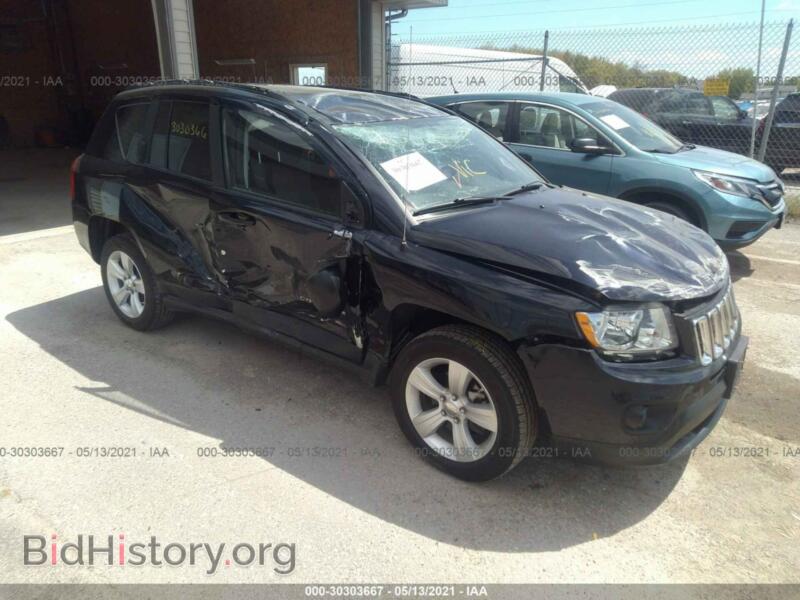 2011 Jeep COMPASS Latitude (VIN 1J4NT1FB8BD208645) — фото 1 из 11, IAAI, повреждение: передняя и задняя часть