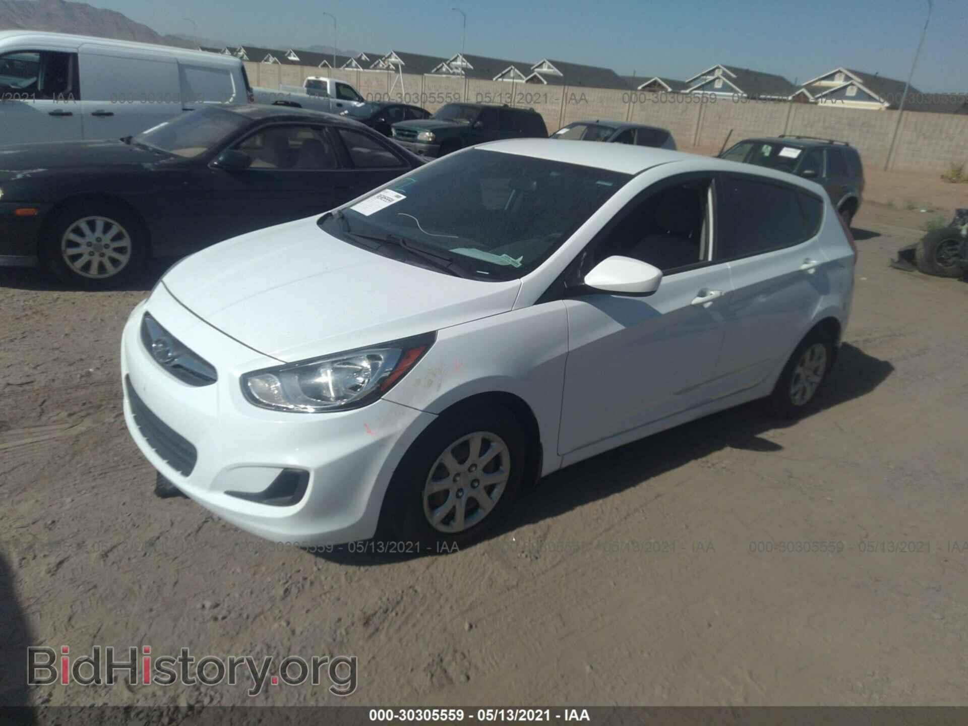 2014 HYUNDAI ACCENT - VIN: KMHCT5AEXEU169305 - Фото 2