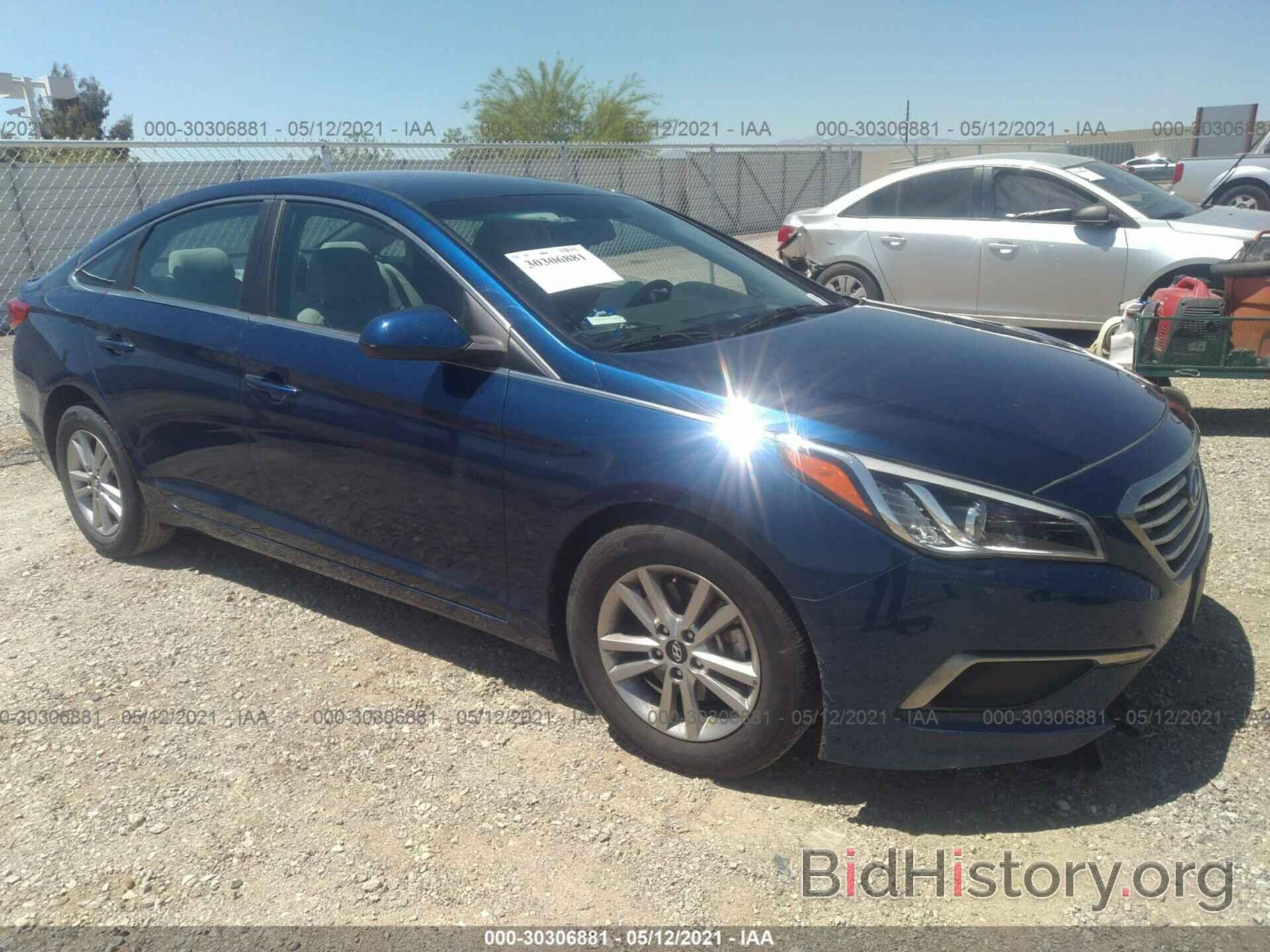 Photo 5NPE24AFXHH524782 - HYUNDAI SONATA 2017