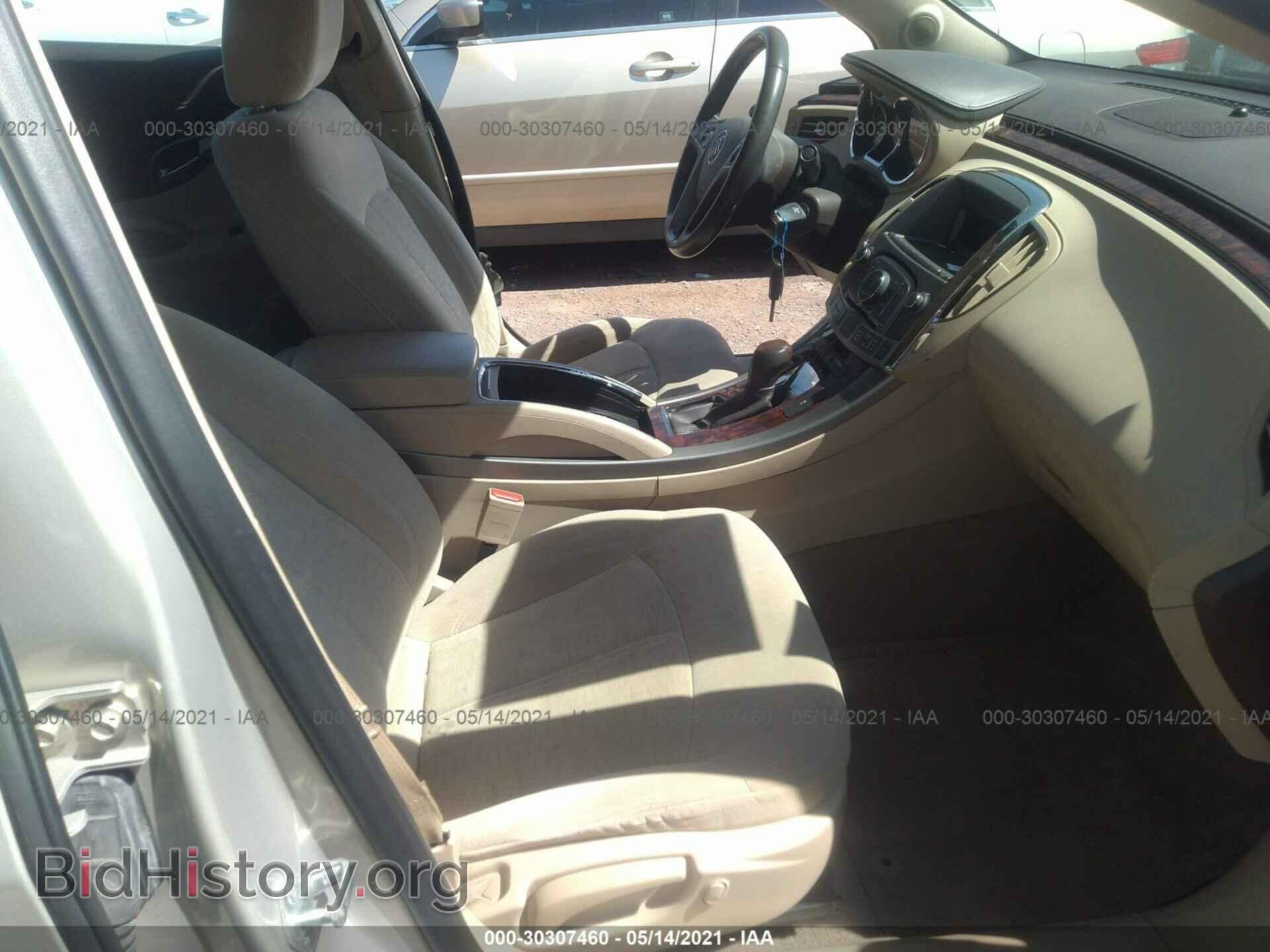 2012 BUICK LACROSSE - VIN: 1G4GB5E38CF169169 - Фото 5