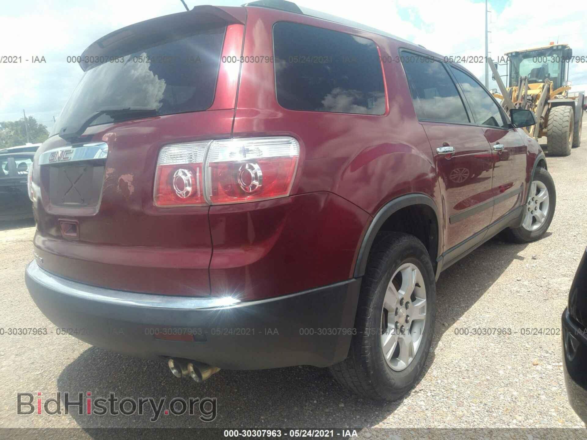 2010 GMC ACADIA - VIN: 1GKLRKED4AJ229341 - Фото 4