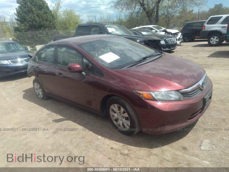 2012 Honda CIVIC SDN LX (VIN 19XFB2F54CE079302) — фото 1 из 11, IAAI, повреждение: правая задняя часть