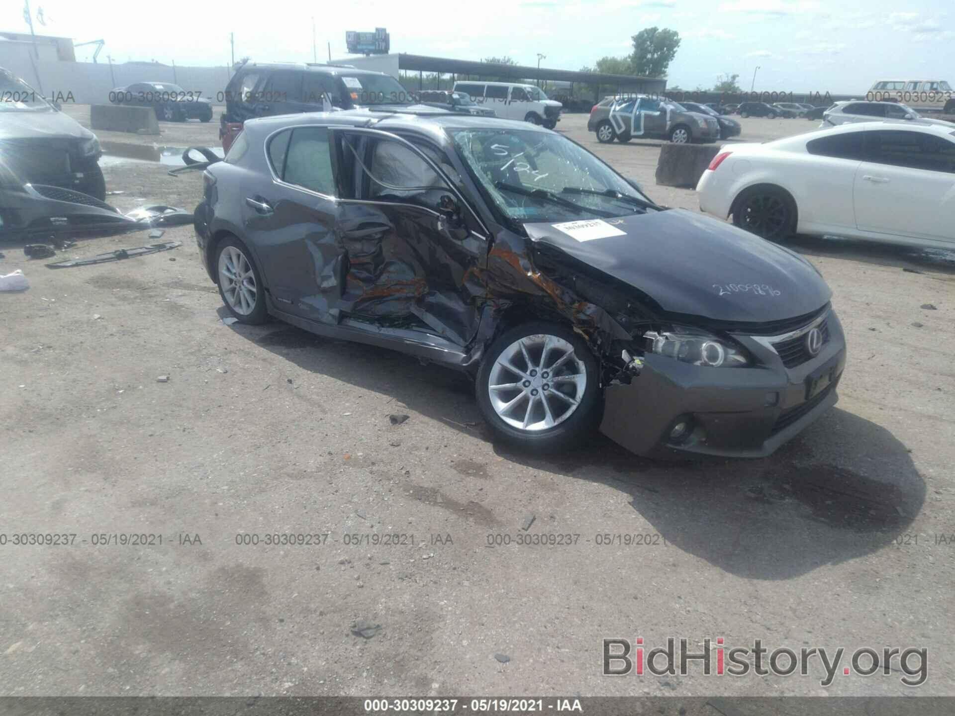 Фотография JTHKD5BH8C2080328 - LEXUS CT 200H 2012