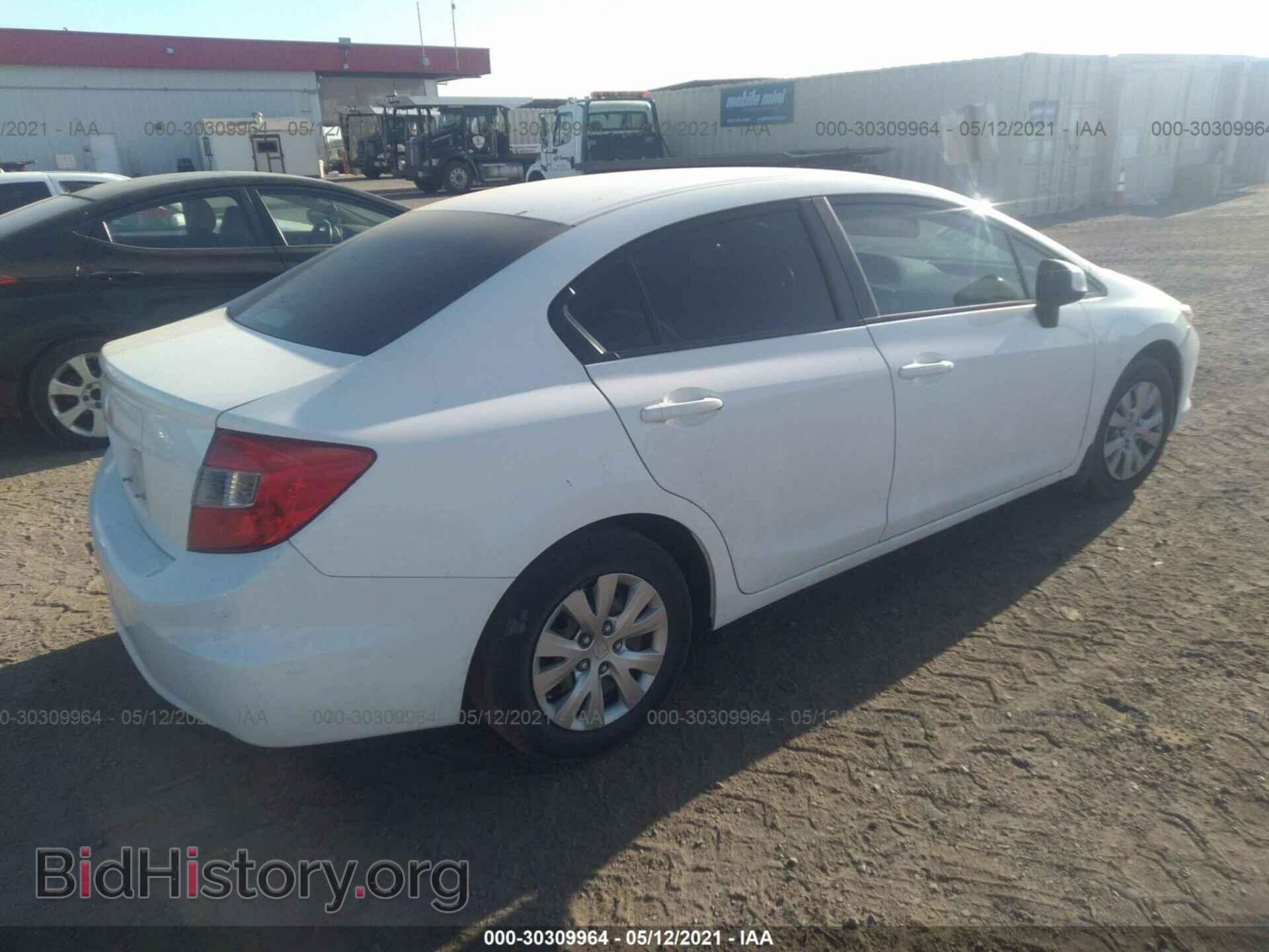 2012 HONDA CIVIC SDN - VIN: 19XFB2F54CE013624 - Фото 4