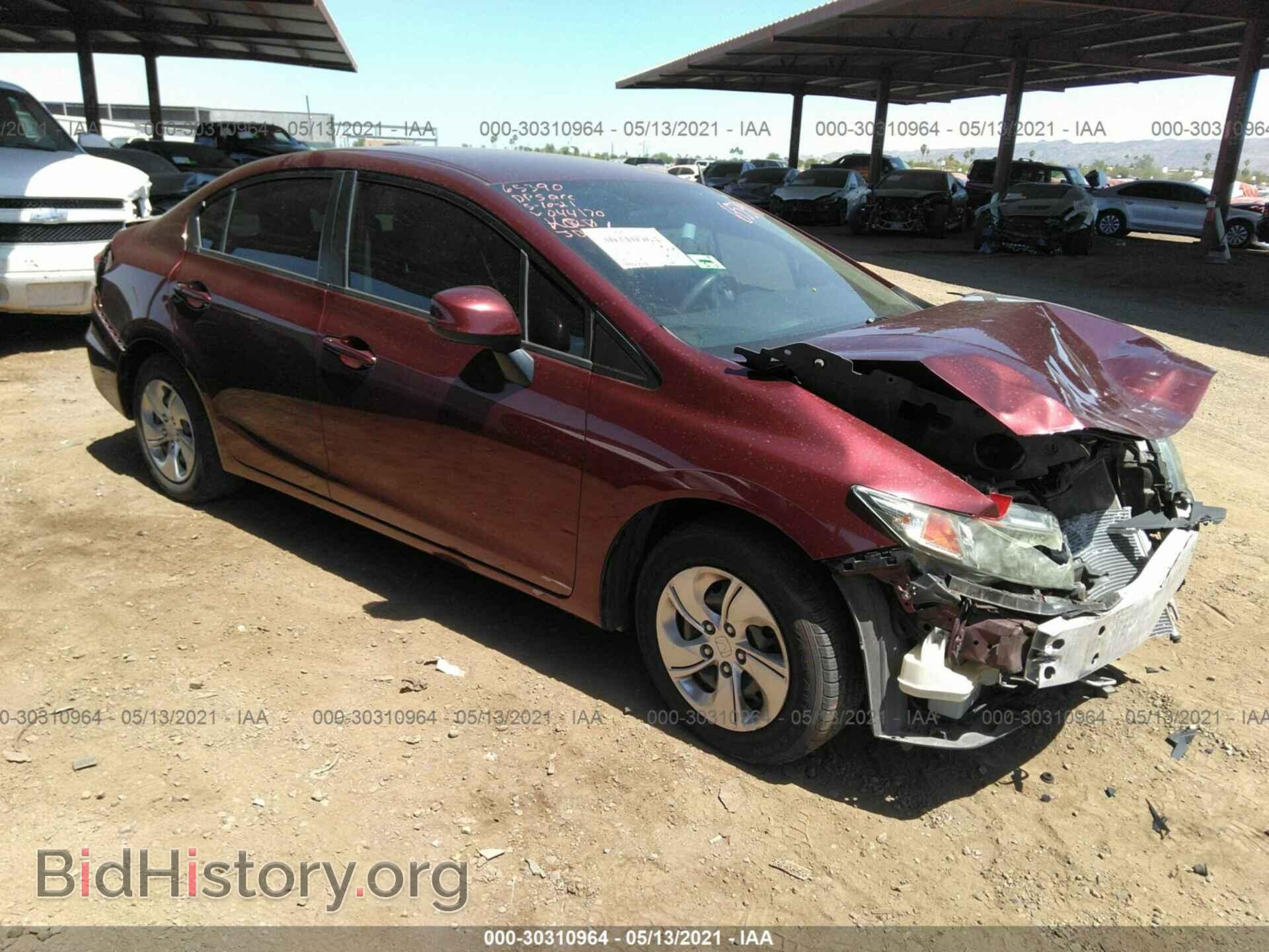 Фотография 19XFB2E5XDE044170 - HONDA CIVIC SDN 2013