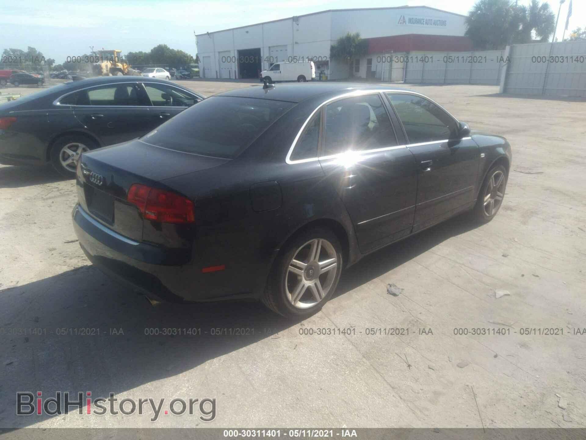 2007 AUDI A4 - VIN: WAUDF78E17A062033 - Photo 4