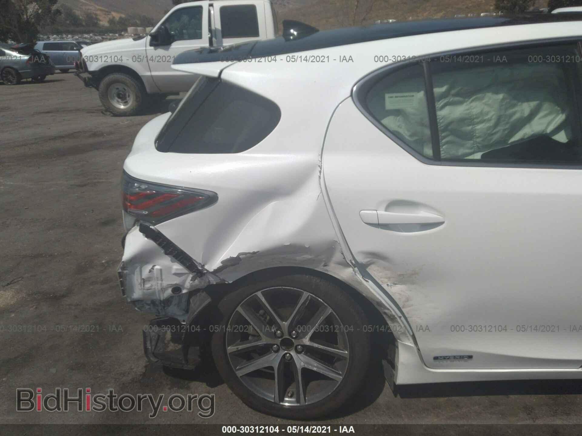 2016 LEXUS CT 200H - VIN: JTHKD5BH8G2255165 - Фото 6