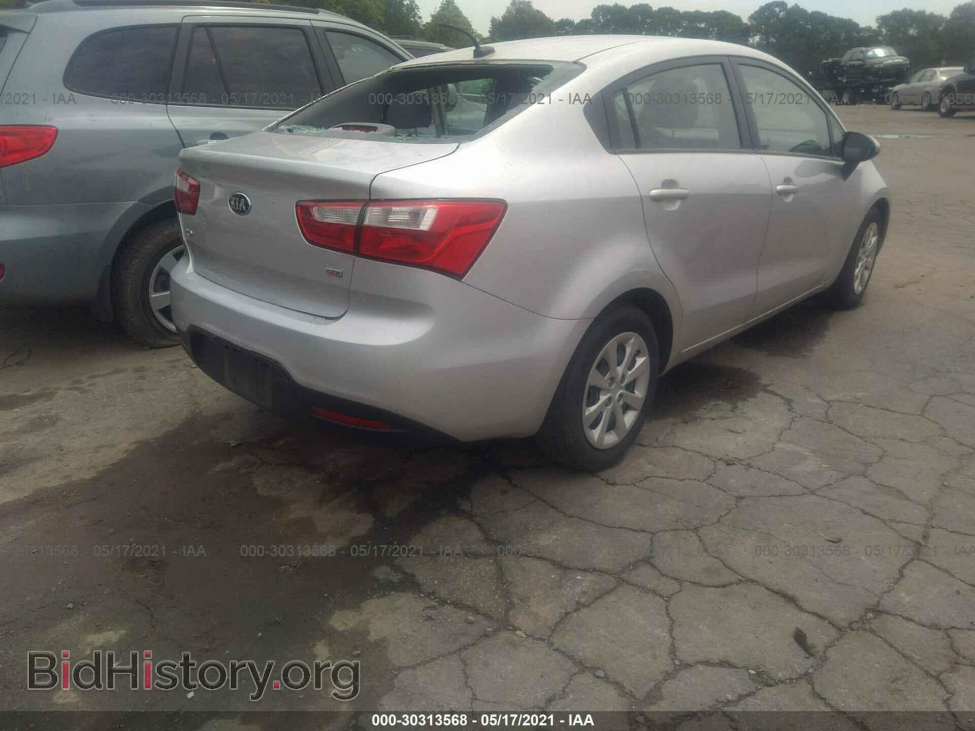 2014 KIA RIO - VIN: KNADM4A3XE6371335 - Фото 4