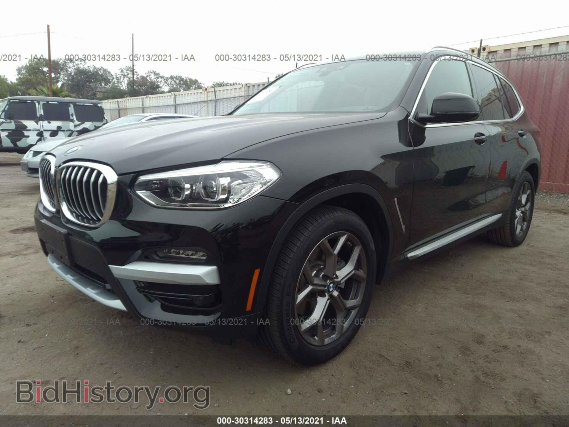 2021 BMW X3 - VIN: 5UXTY3C01M9E27340 - Фото 2