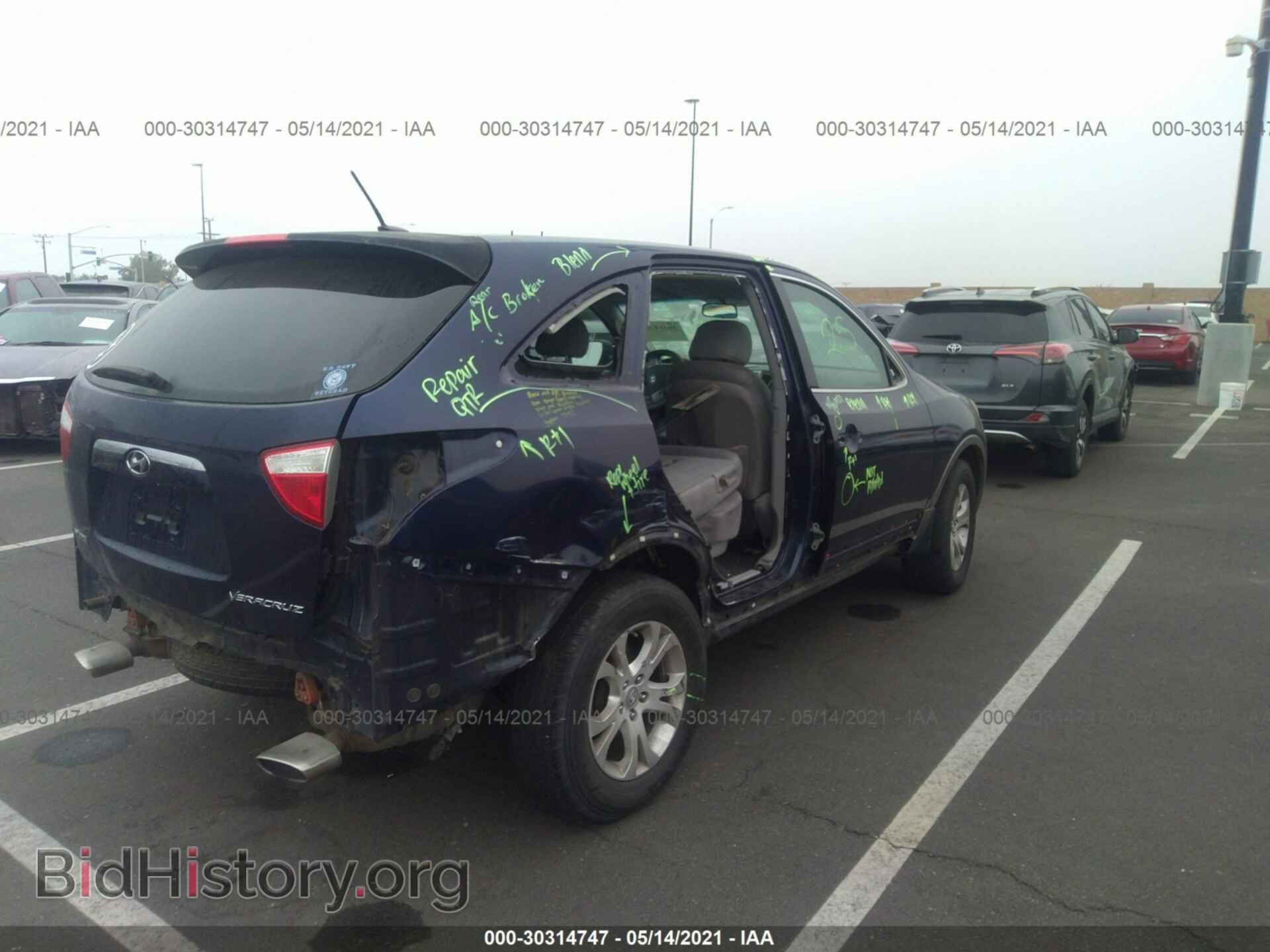2011 HYUNDAI VERACRUZ - VIN: KM8NU4CC3BU157200 - Фото 4