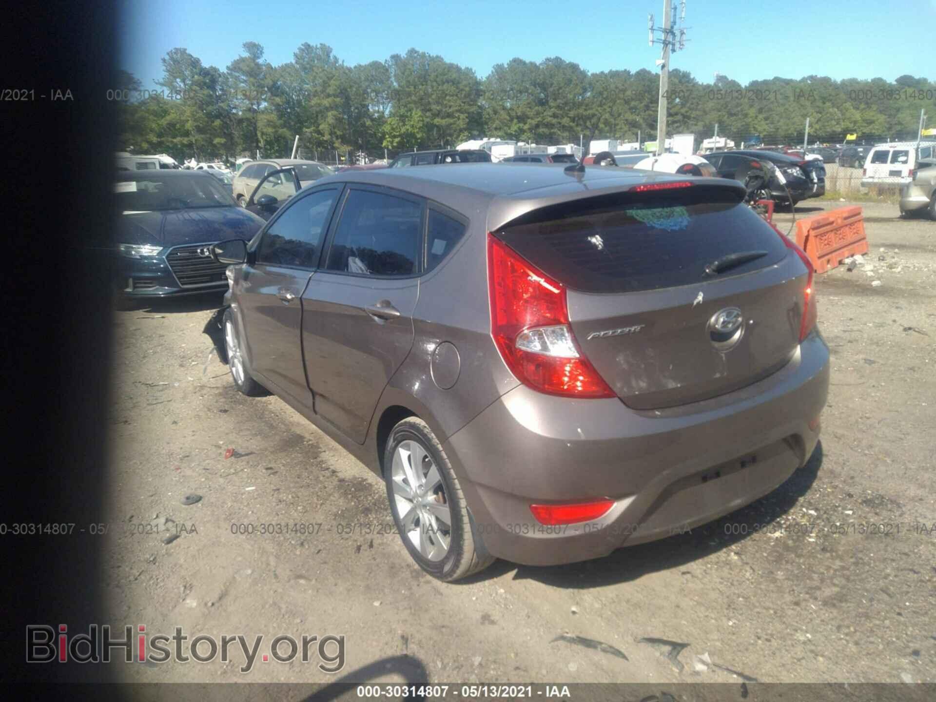 2014 HYUNDAI ACCENT - VIN: KMHCU5AE0EU183680 - Фото 3