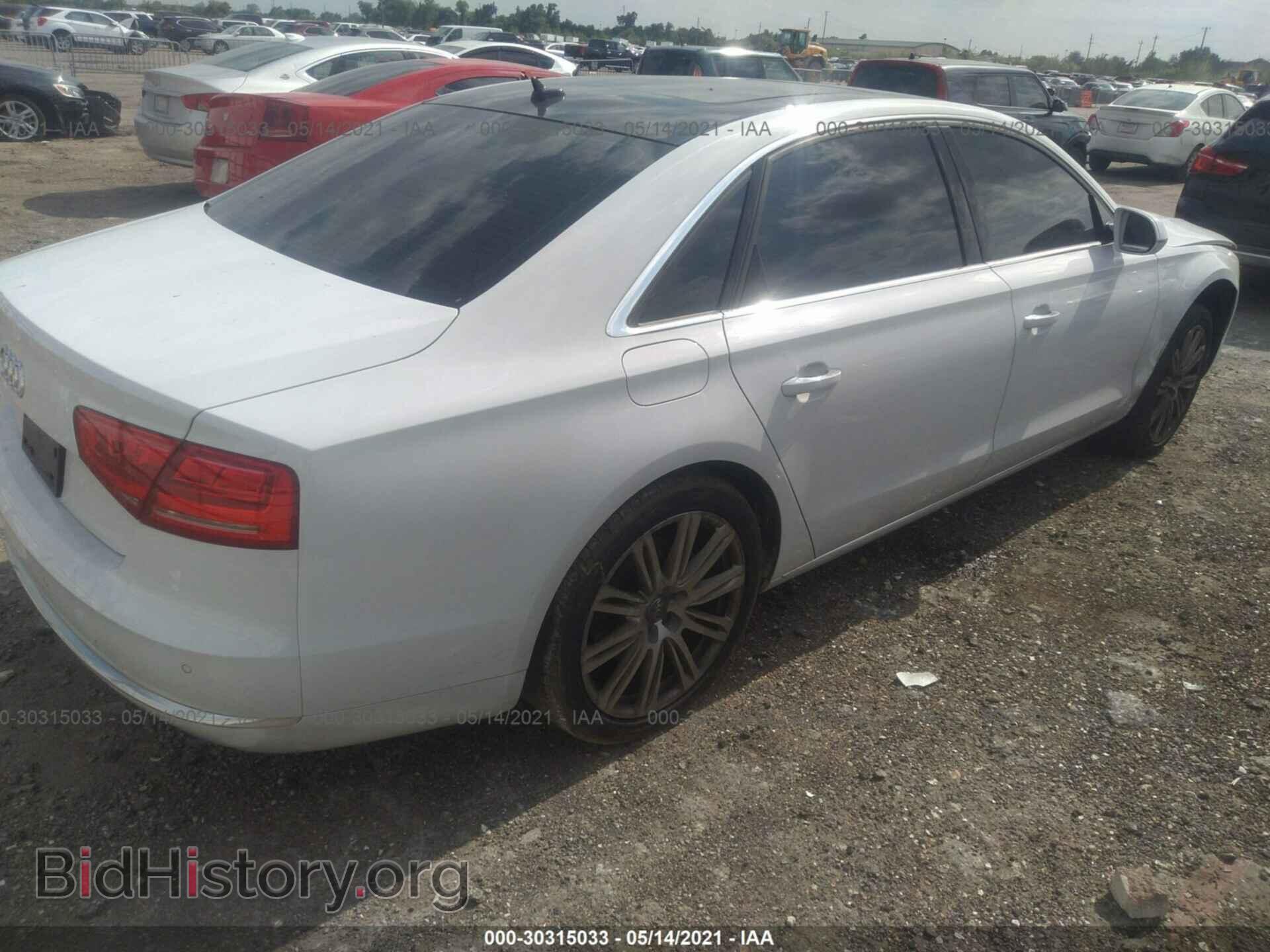 2014 AUDI A8 L - VIN: WAURGAFD1EN008635 - Фото 4