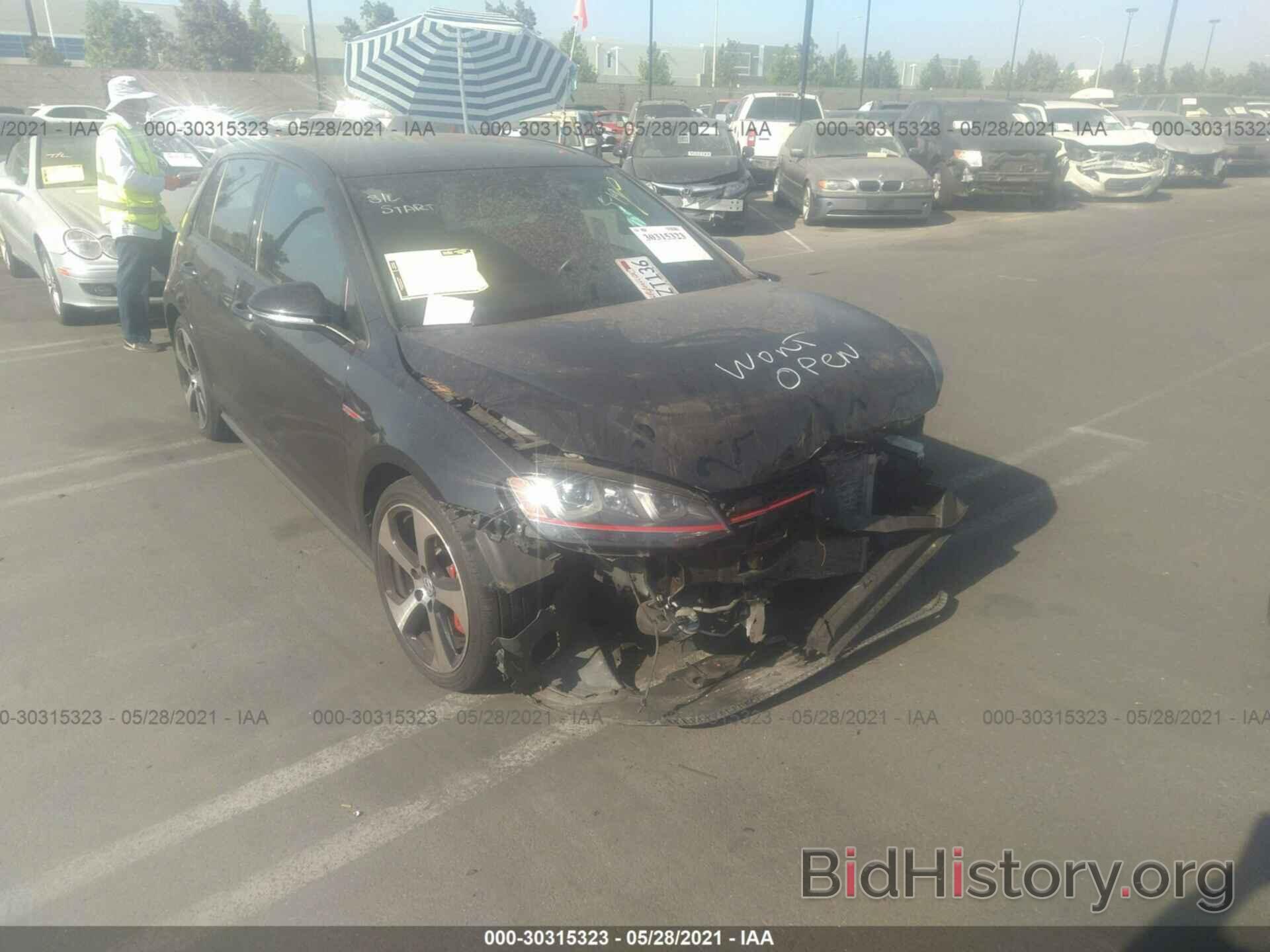 Photo 3VW447AU0GM064866 - VOLKSWAGEN GOLF GTI 2016