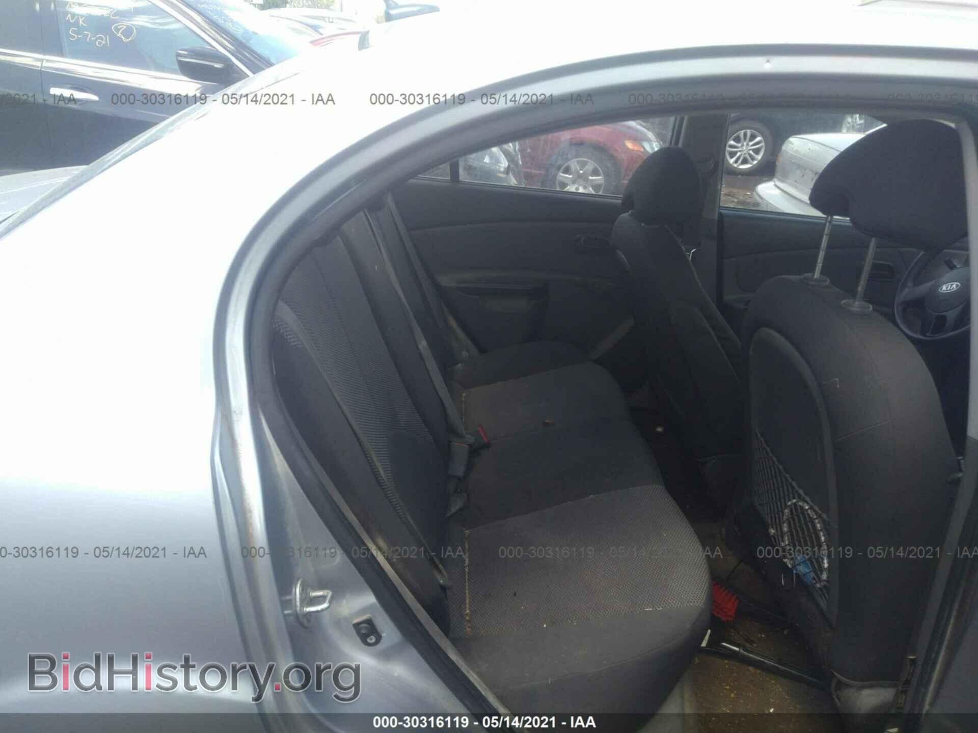 2011 KIA RIO - VIN: KNADH4A34B6731067 - Фото 8