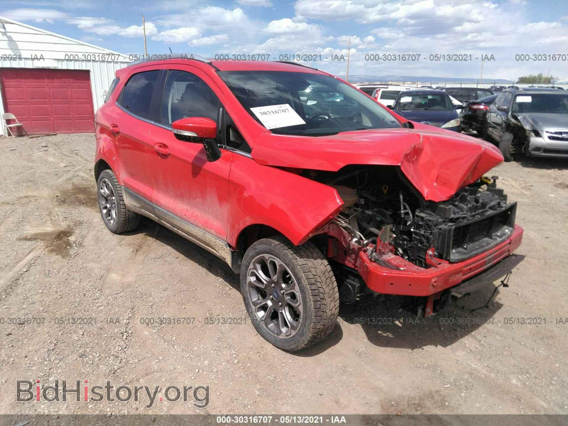 Photo MAJ6S3KL8KC309526 - FORD ECOSPORT 2019