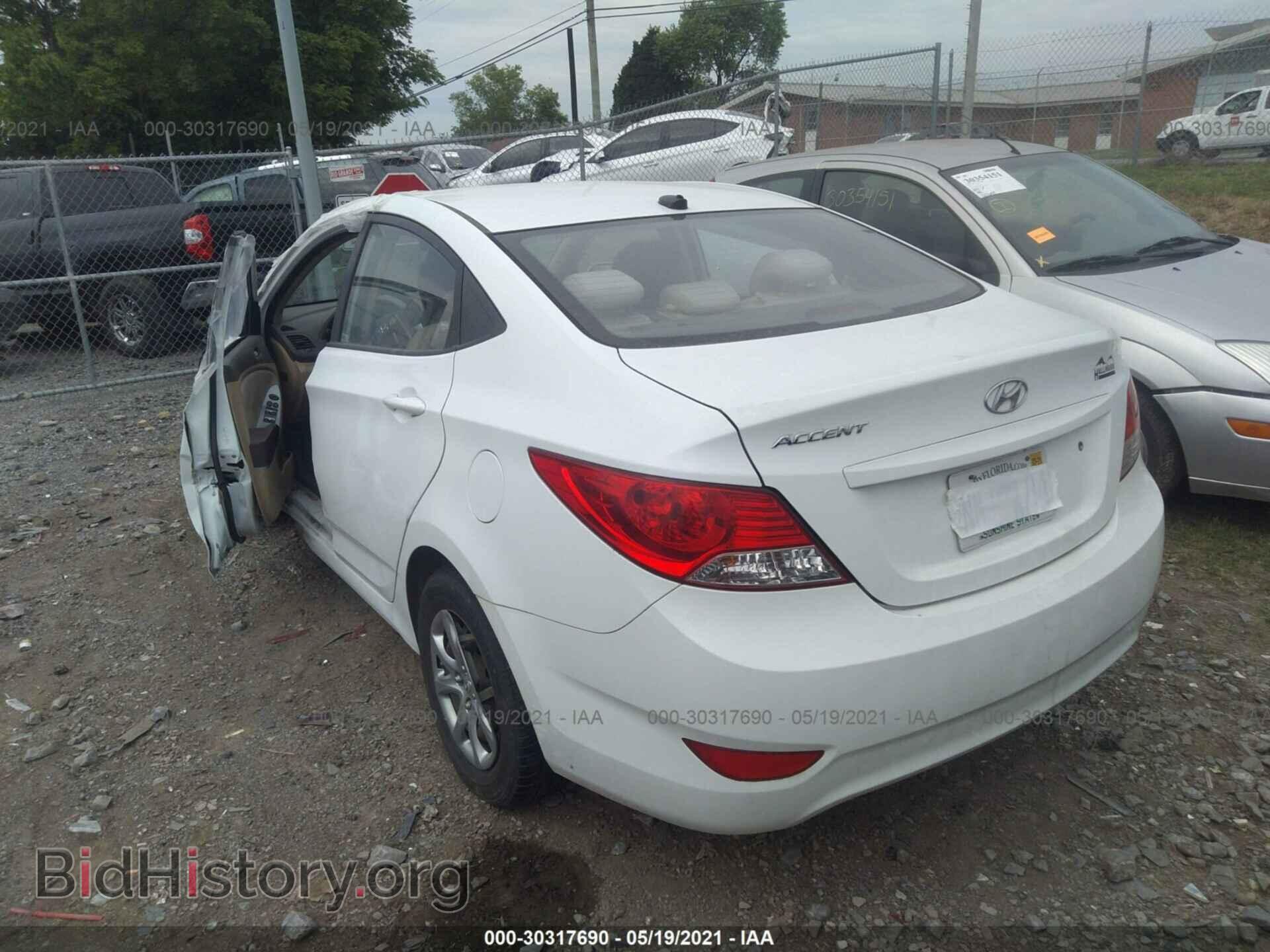 2013 HYUNDAI ACCENT - VIN: KMHCT4AE6DU273749 - Фото 3