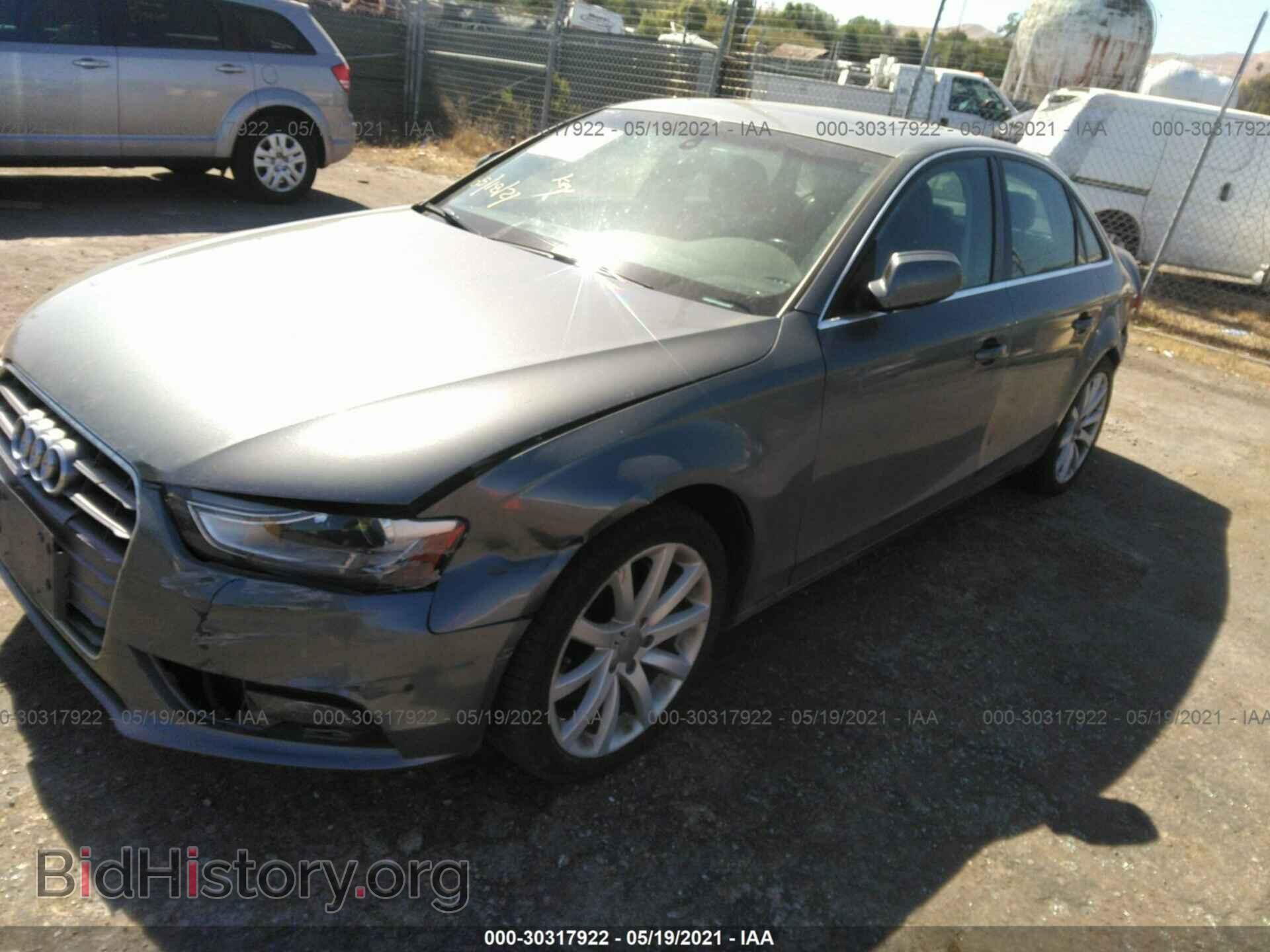 2013 AUDI A4 - VIN: WAUKFBFL3DA096403 - Photo 2