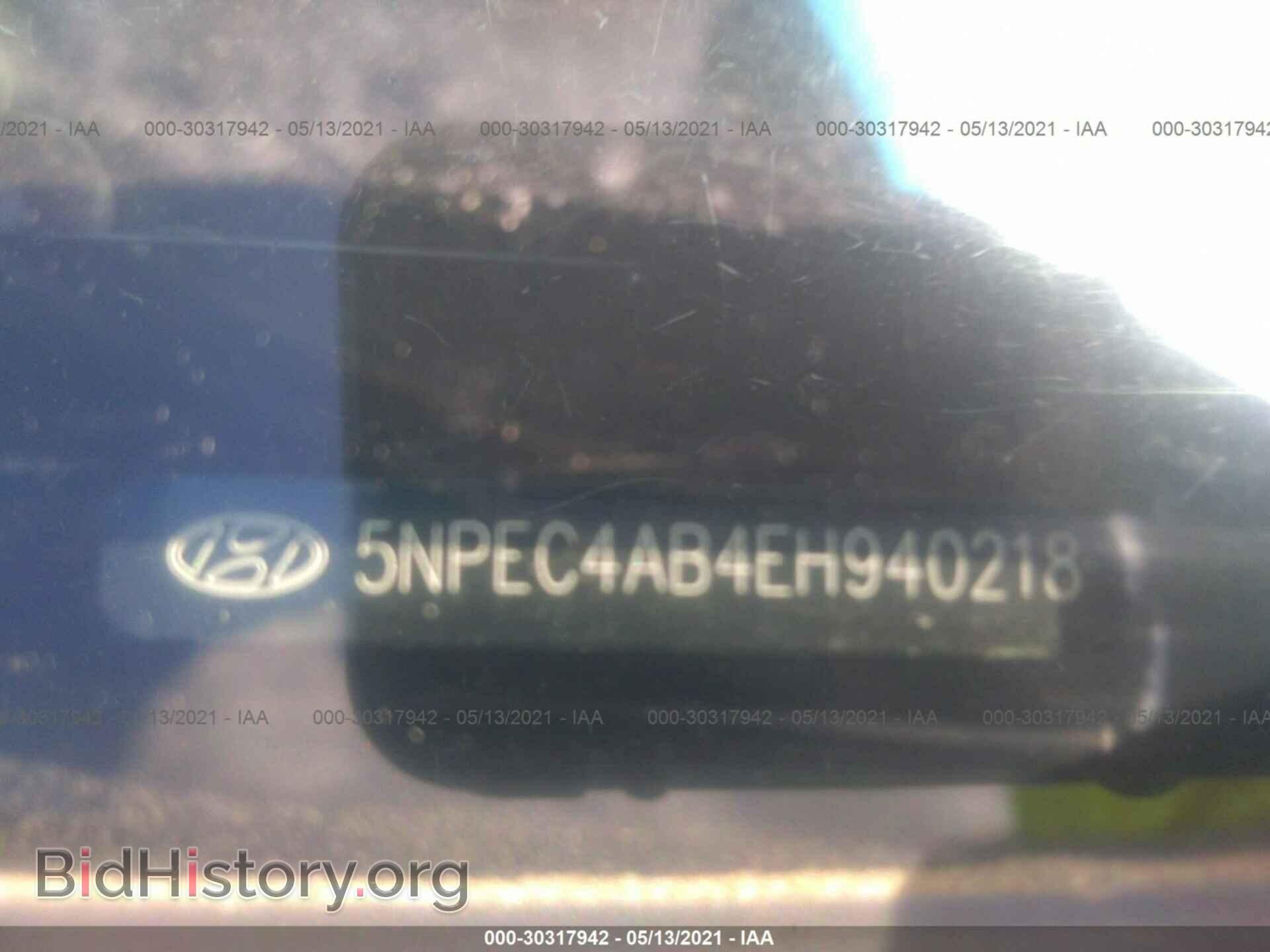 2014 HYUNDAI SONATA - VIN: 5NPEC4AB4EH940218 - Фото 9