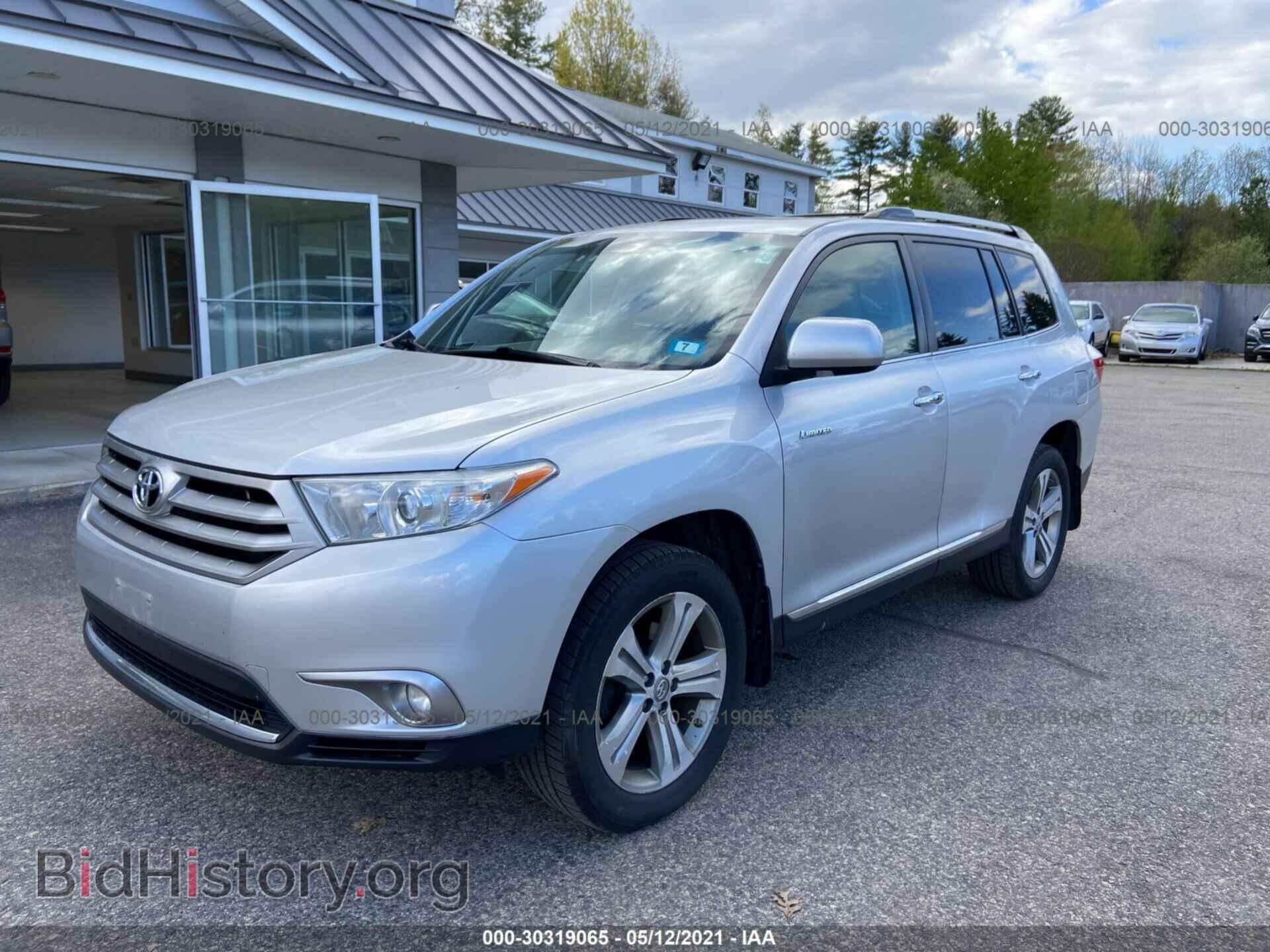 2012 TOYOTA HIGHLANDER - VIN: 5TDDK3EH6CS100360 - Фото 2