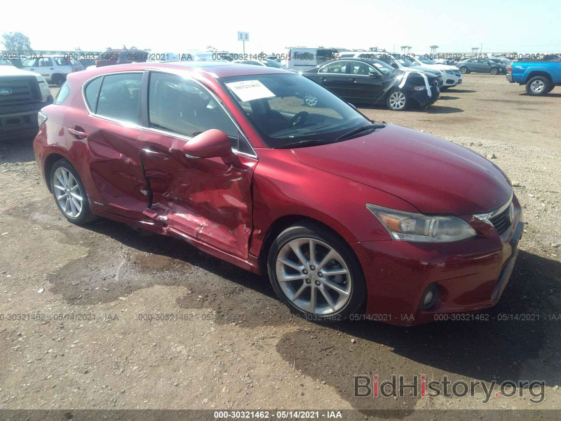 Photo JTHKD5BH0C2096653 - LEXUS CT 200H 2012