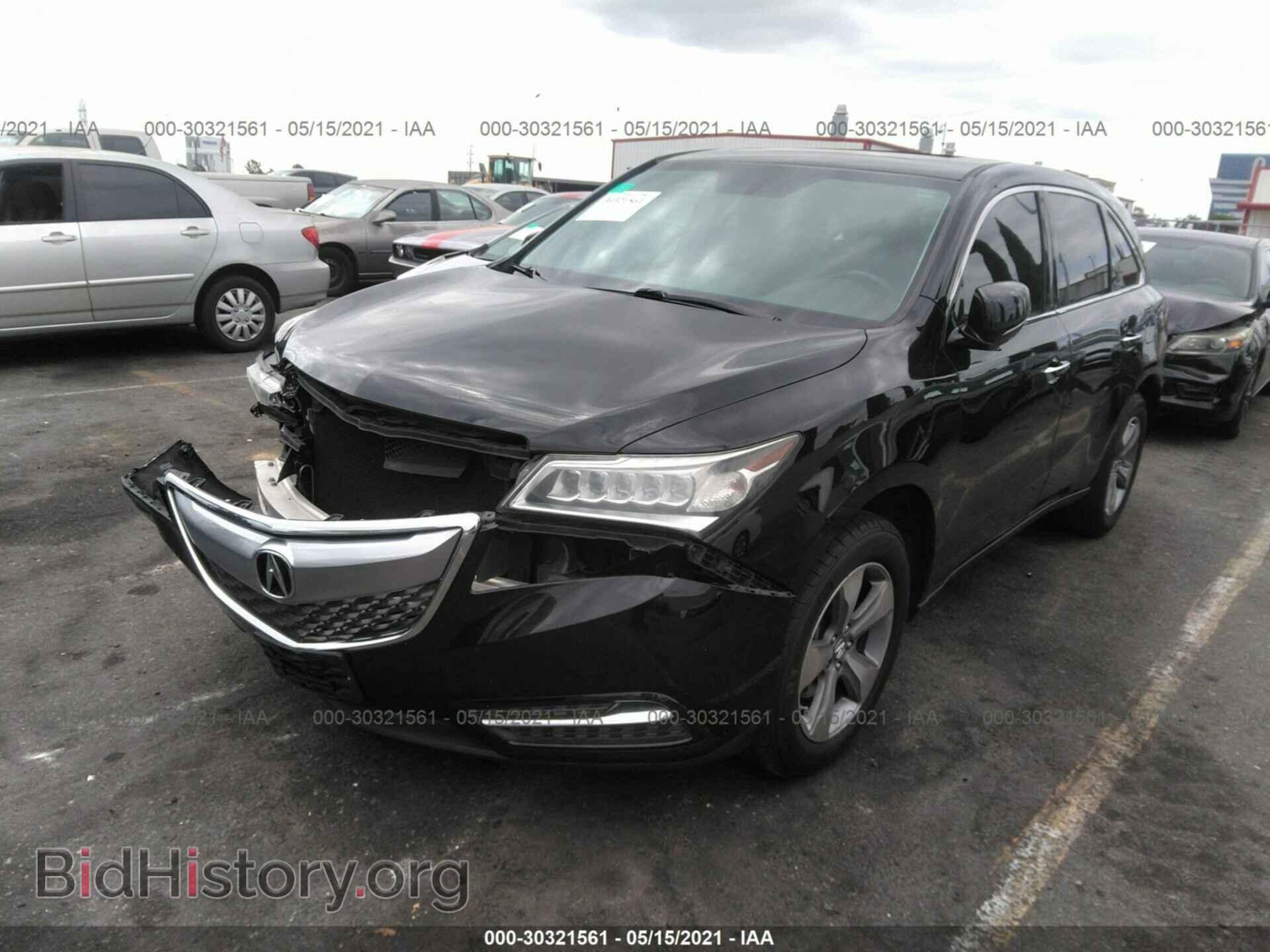 2015 ACURA MDX - VIN: 5FRYD3H2XFB007741 - Фото 2