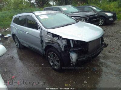 2014 Hyundai SANTA FE LIMITED, gray — VIN KM8SN4HF9EU063913, IAAI