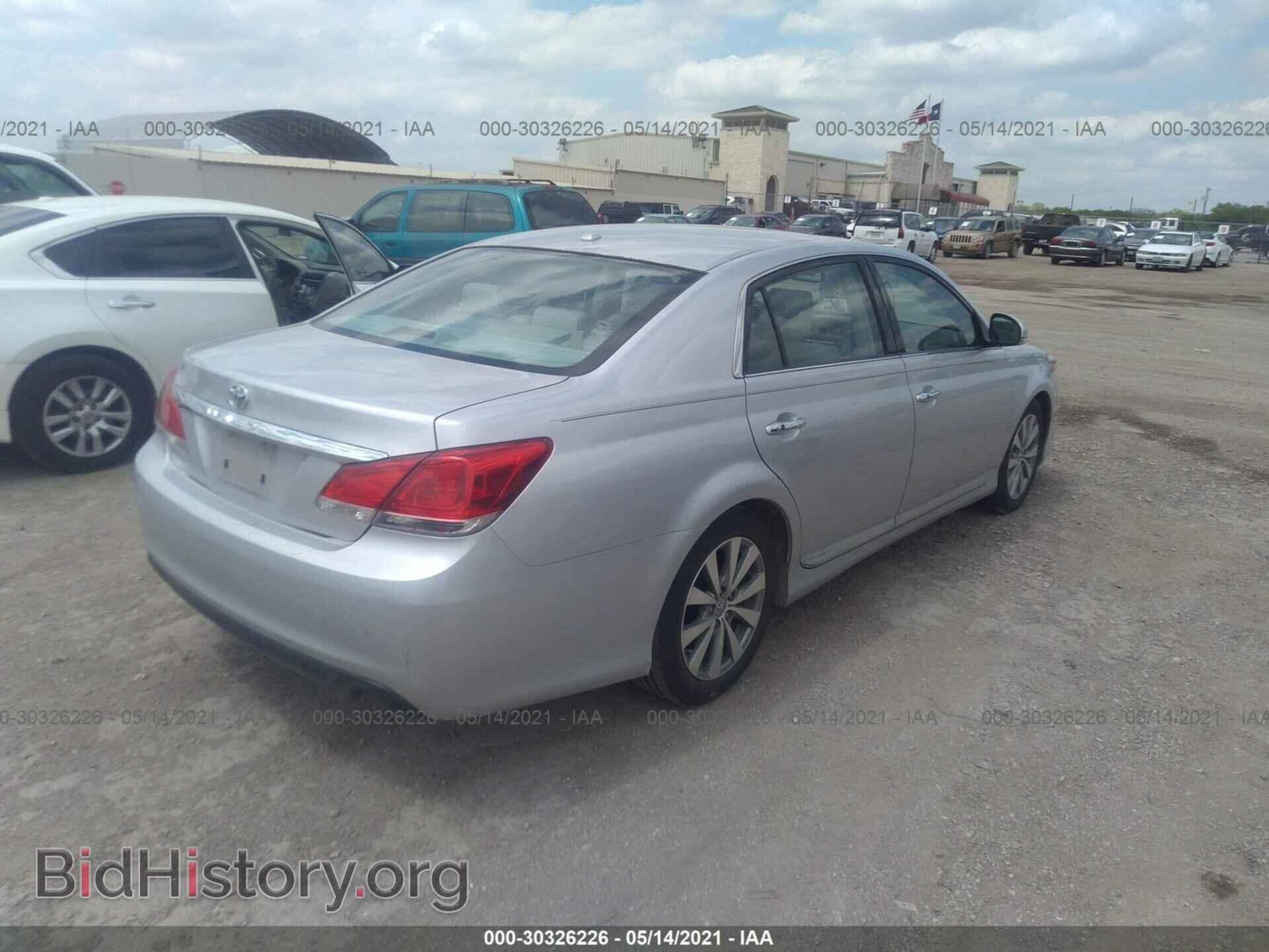 2011 TOYOTA AVALON - VIN: 4T1BK3DB3BU429303 - Фото 4