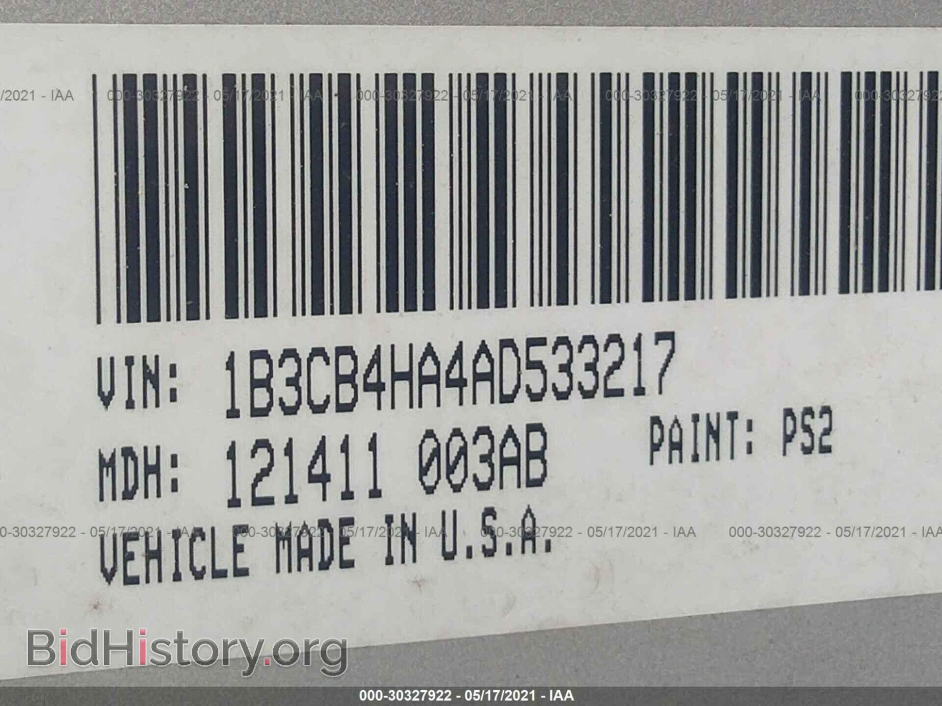 2010 DODGE CALIBER - VIN: 1B3CB4HA4AD533217 - Фото 9