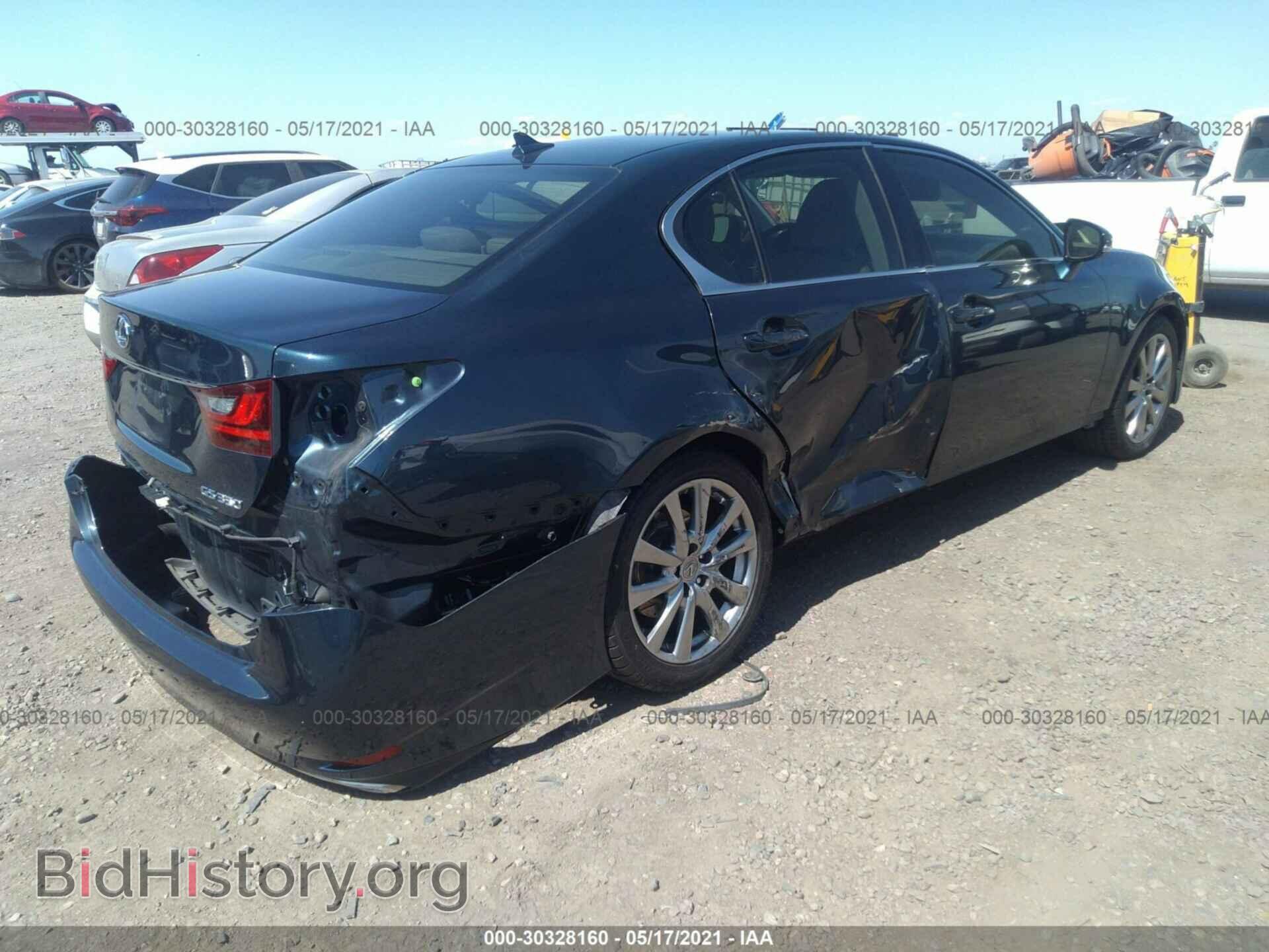 2013 LEXUS GS 350 - VIN: JTHBE1BL8D5000830 - Фото 4