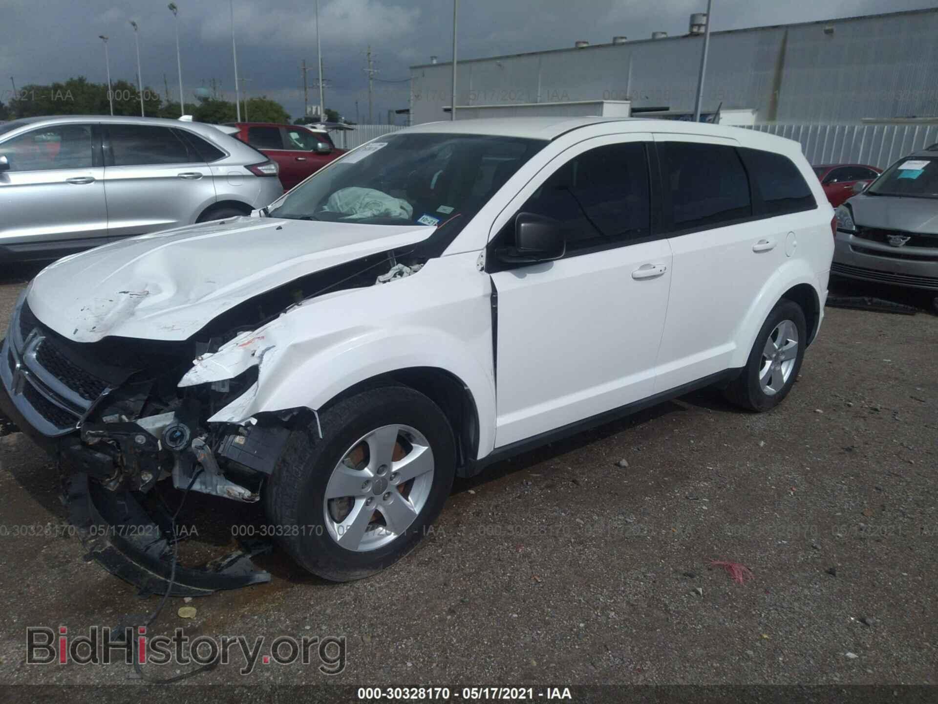 2013 DODGE JOURNEY - VIN: 3C4PDCAB5DT537184 - Фото 2