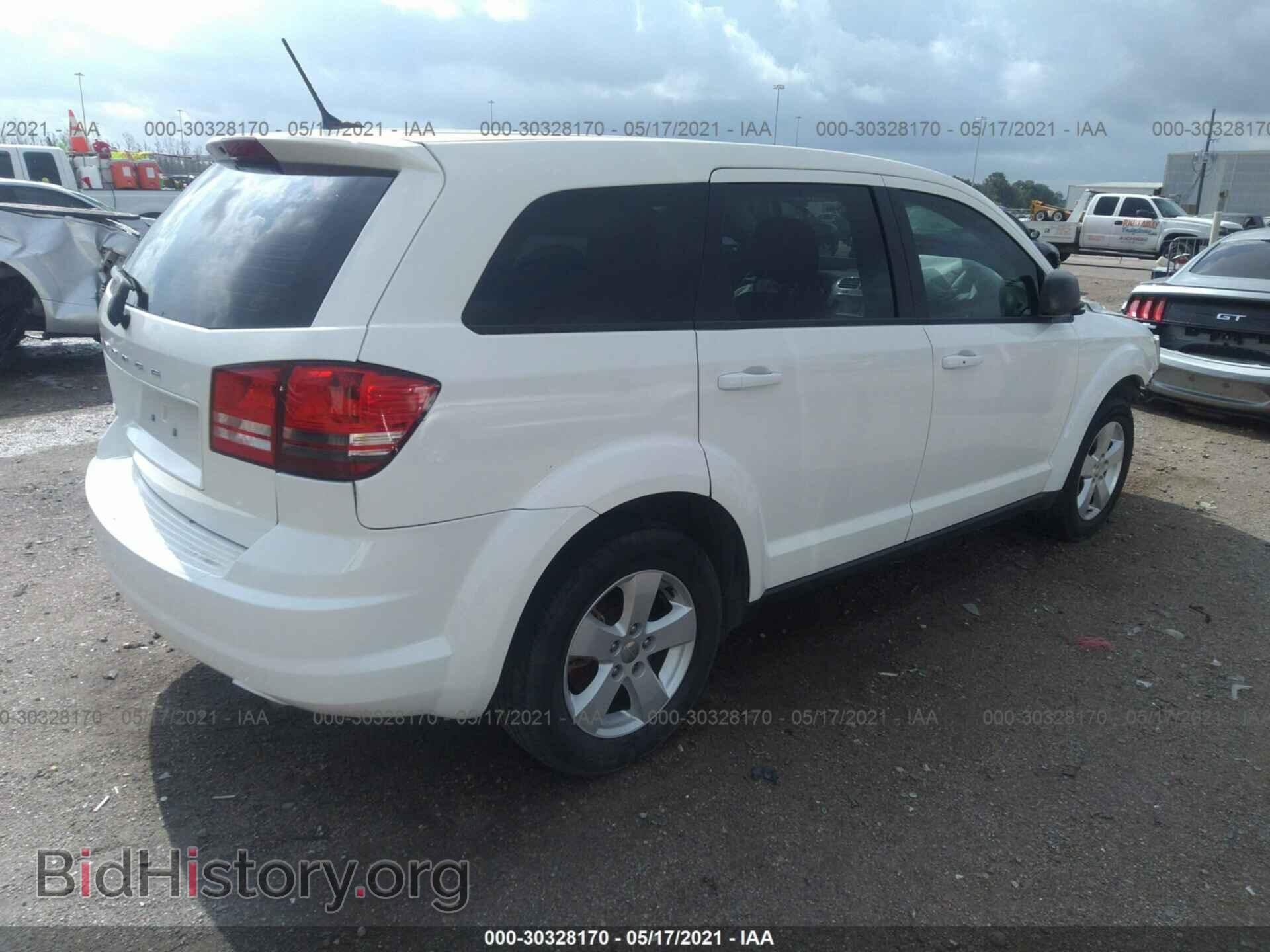 2013 DODGE JOURNEY - VIN: 3C4PDCAB5DT537184 - Фото 4