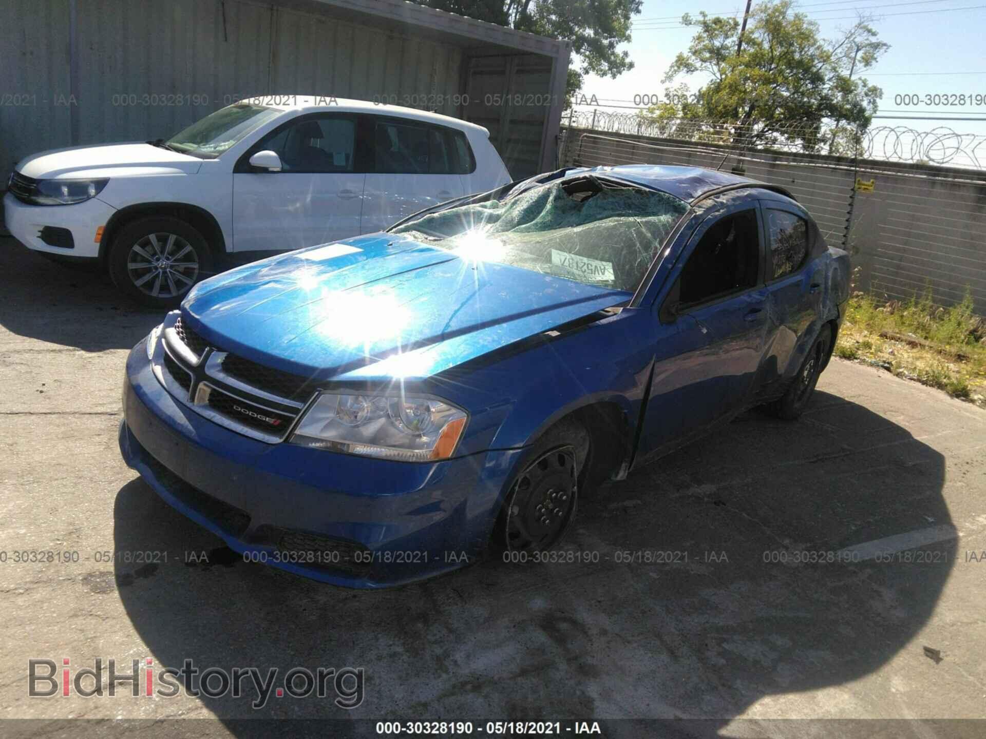 2014 DODGE AVENGER - VIN: 1C3CDZAG5EN138729 - Фото 2