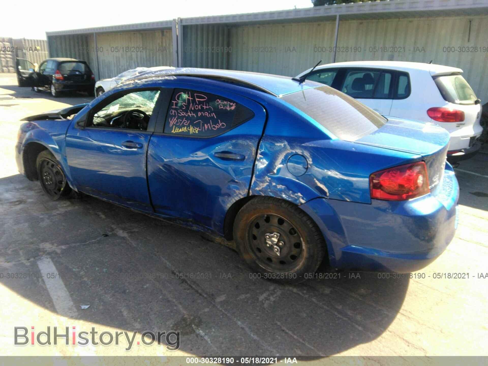 2014 DODGE AVENGER - VIN: 1C3CDZAG5EN138729 - Фото 3