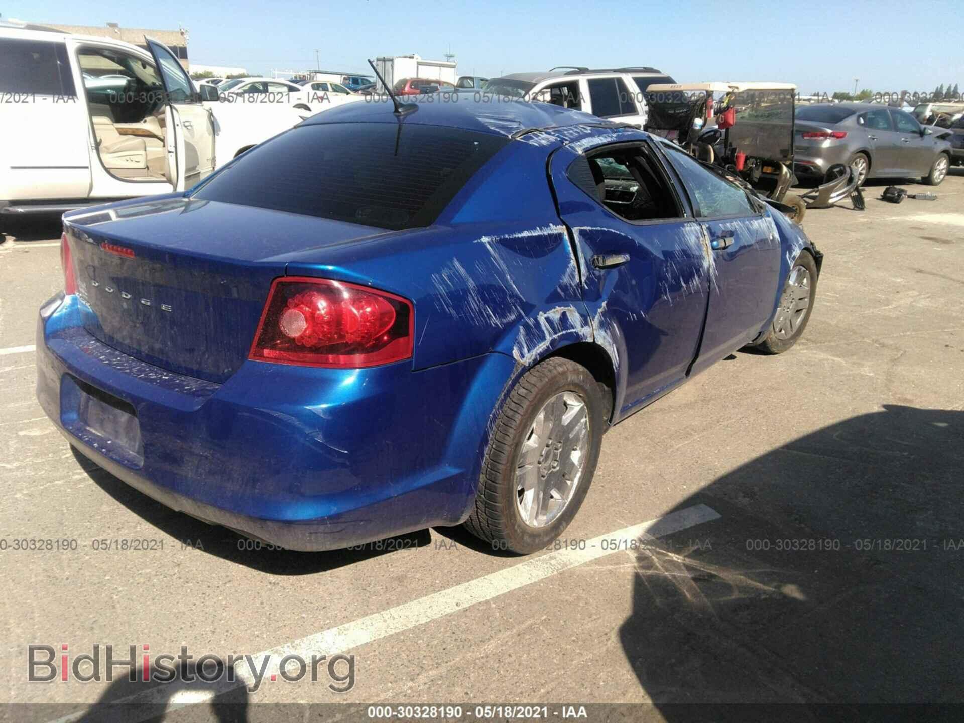 2014 DODGE AVENGER - VIN: 1C3CDZAG5EN138729 - Фото 4
