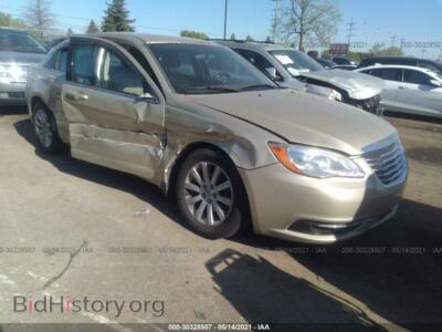 2011 Chrysler 200 Touring, бежевый — VIN 1C3BC1FB2BN522749, IAAI