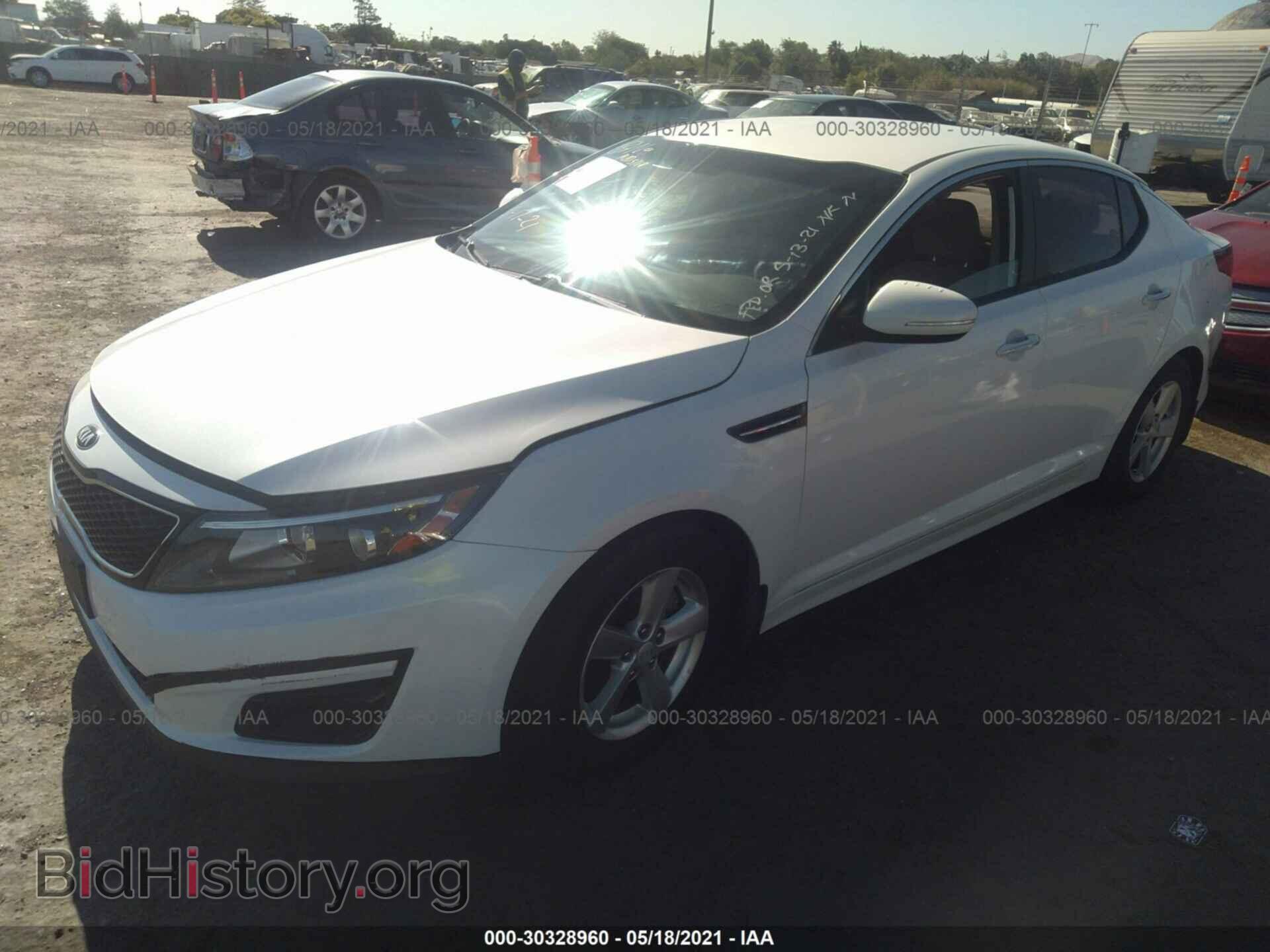 2015 KIA OPTIMA - VIN: KNAGM4A76F5650272 - Фото 2