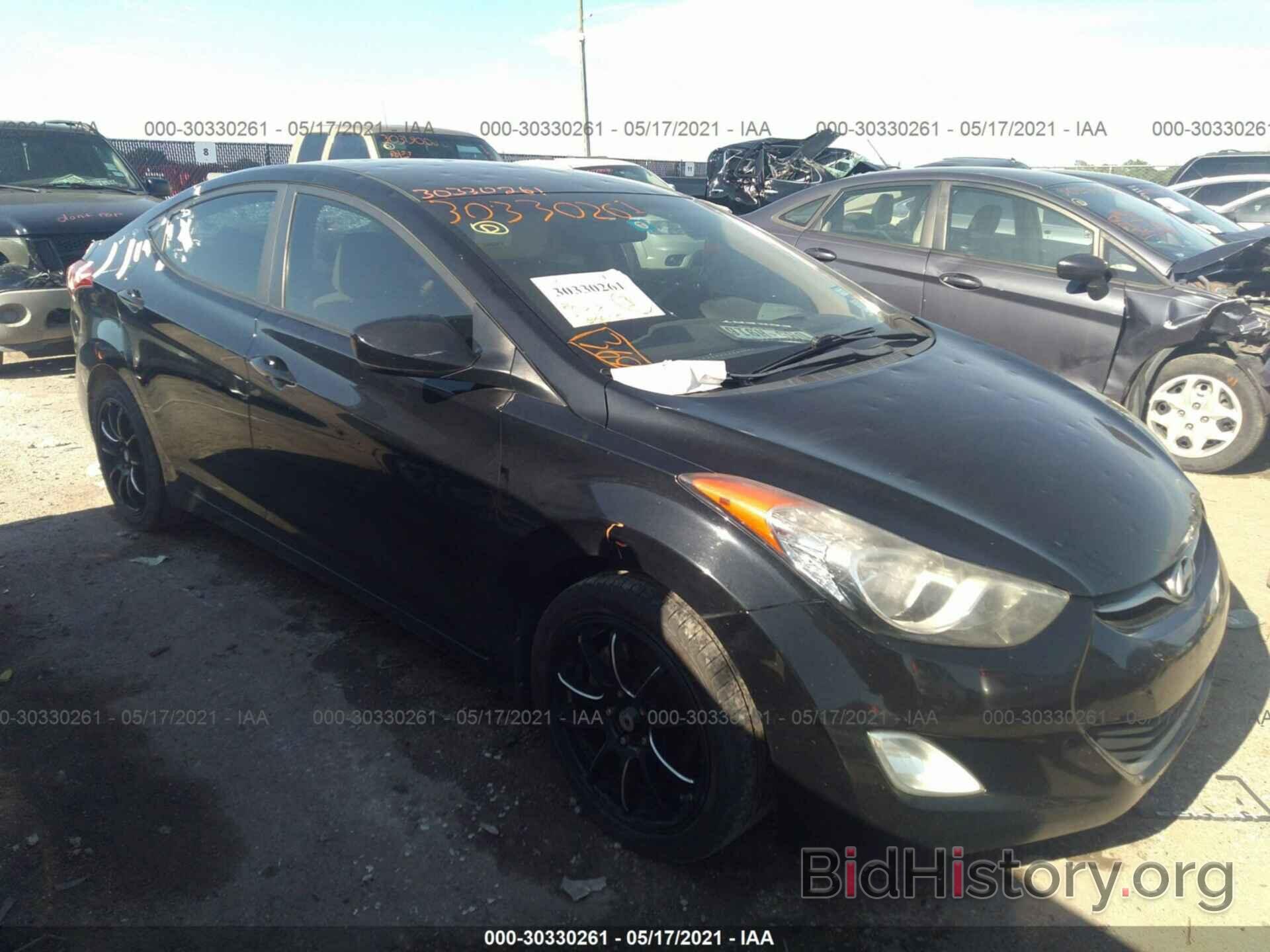 Photo KMHDH4AEXCU295774 - HYUNDAI ELANTRA 2012