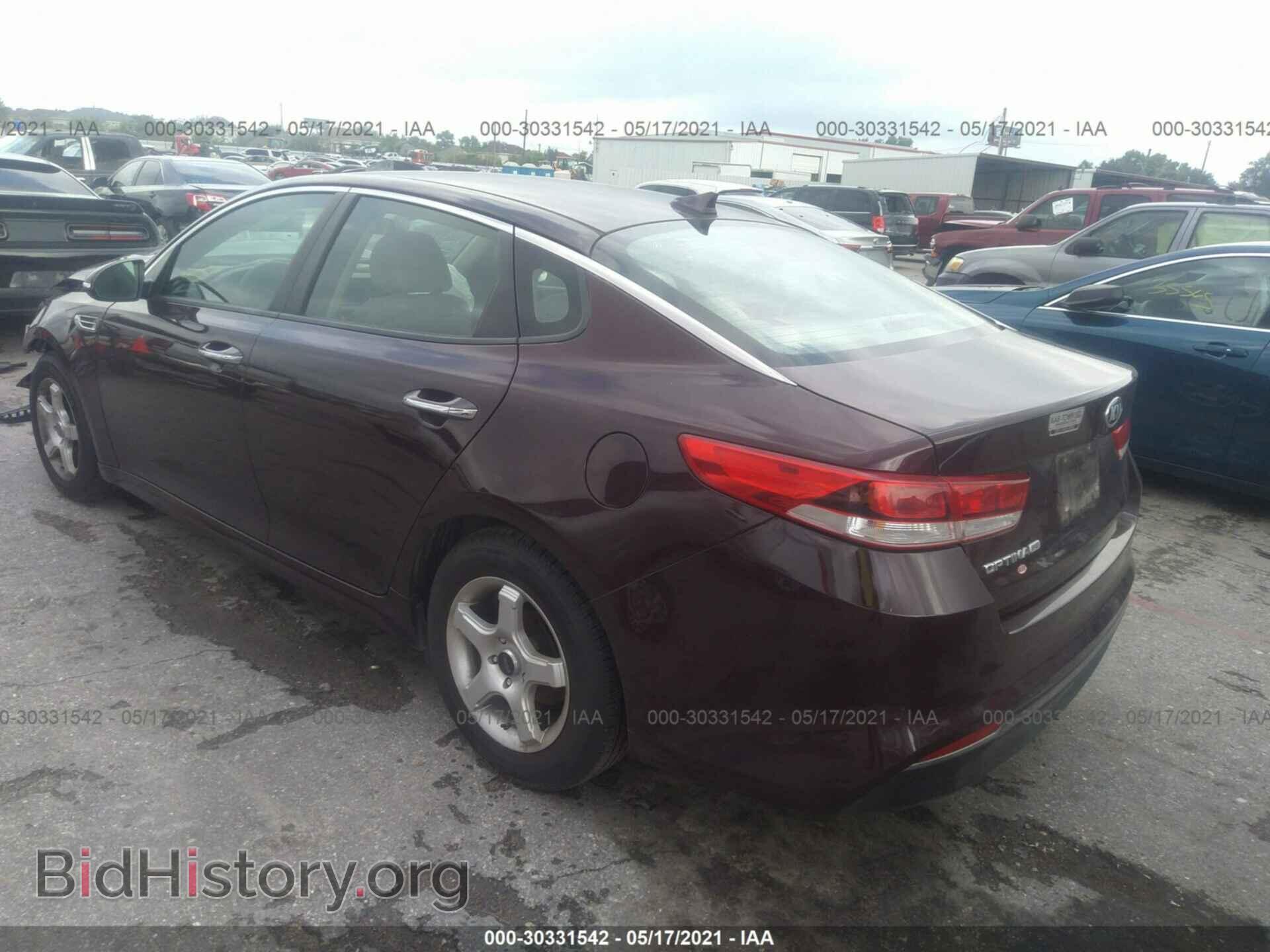 2016 KIA OPTIMA - VIN: 5XXGT4L36GG026324 - Фото 3