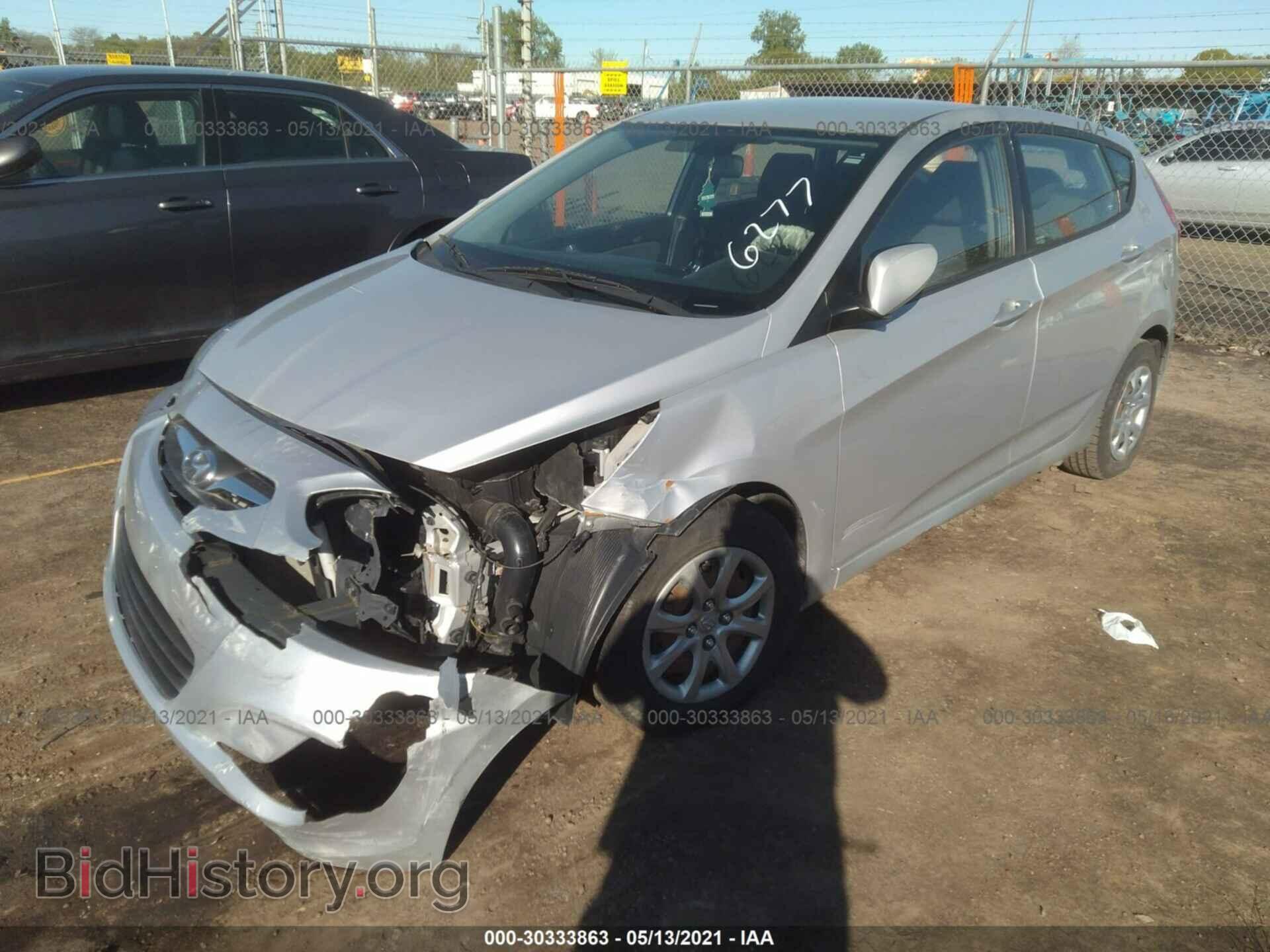 2014 HYUNDAI ACCENT - VIN: KMHCT5AE0EU176277 - Фото 2