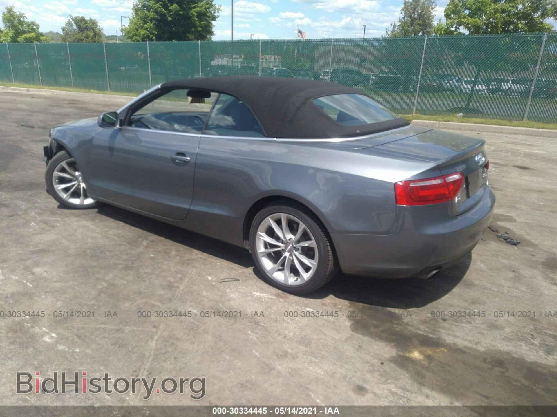 2013 AUDI A5 - VIN: WAUCFAFH8DN001675 - Photo 3