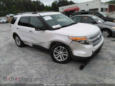 2011 Ford EXPLORER XLT, белый — VIN 1FMHK7D89BGA01112, IAAI