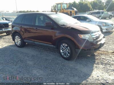 2010 Ford EDGE SEL, maroon — VIN 2FMDK3JC8ABB50911, IAAI