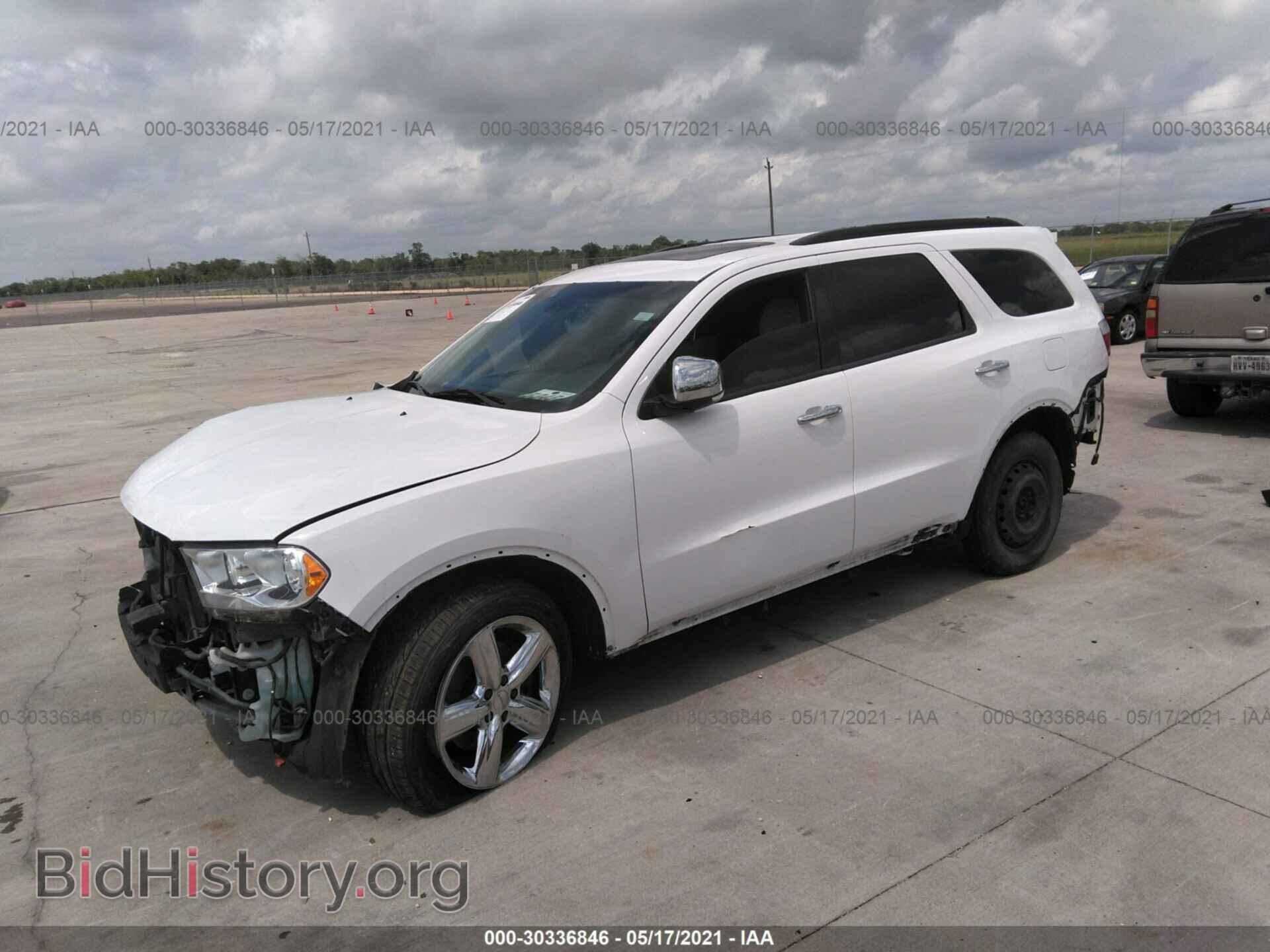 2013 DODGE DURANGO - VIN: 1C4RDHEG3DC527485 - Photo 2