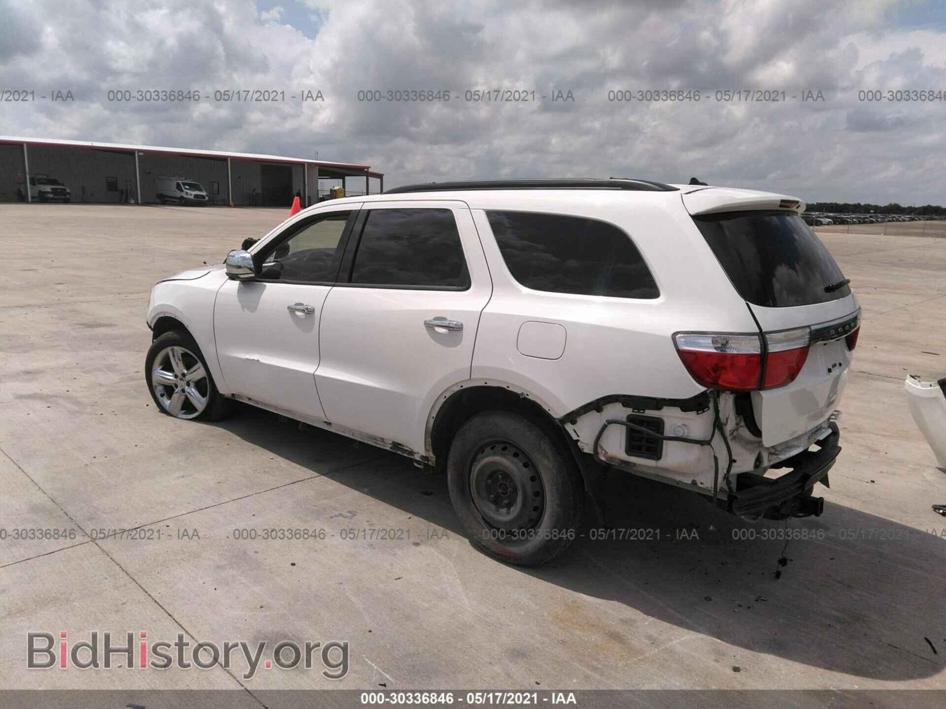 2013 DODGE DURANGO - VIN: 1C4RDHEG3DC527485 - Photo 3