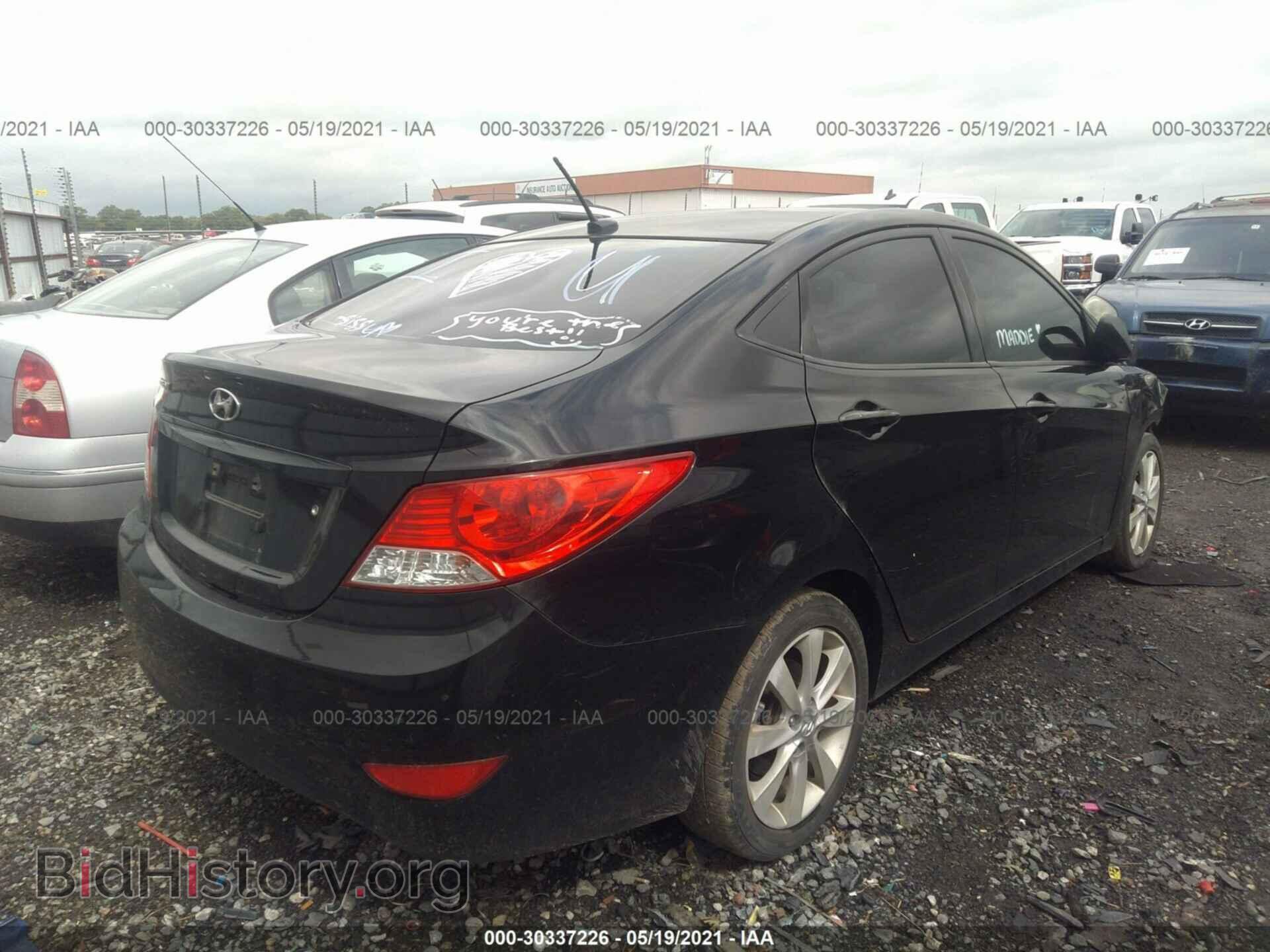 2012 HYUNDAI ACCENT - VIN: KMHCU4AE5CU087244 - Фото 4